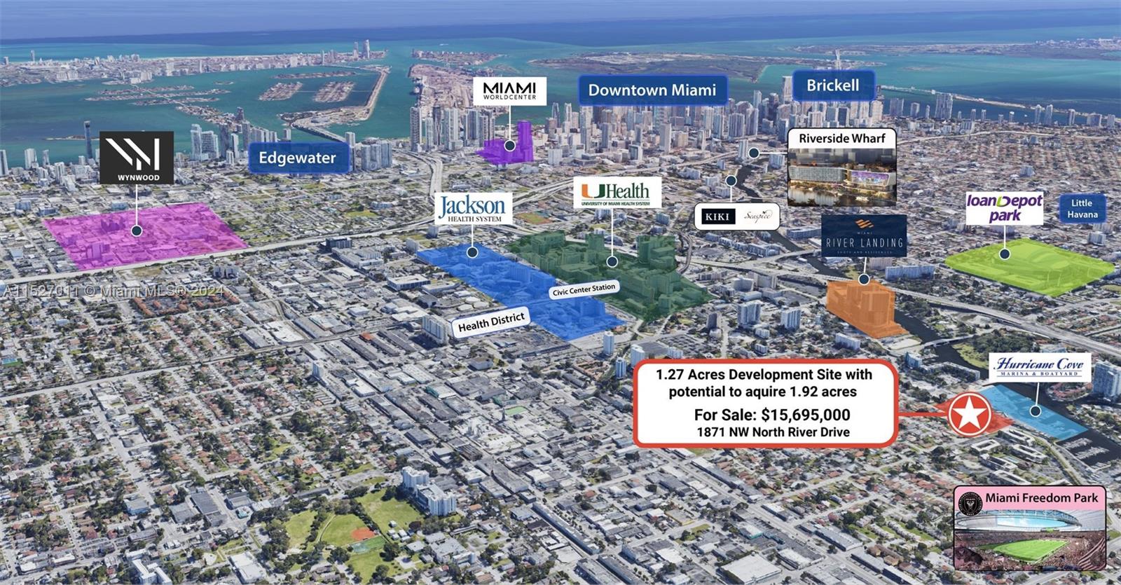 1871 NW North River Dr, Miami, Florida 33125, ,Land,For Sale,1871 NW North River Dr,A11527011