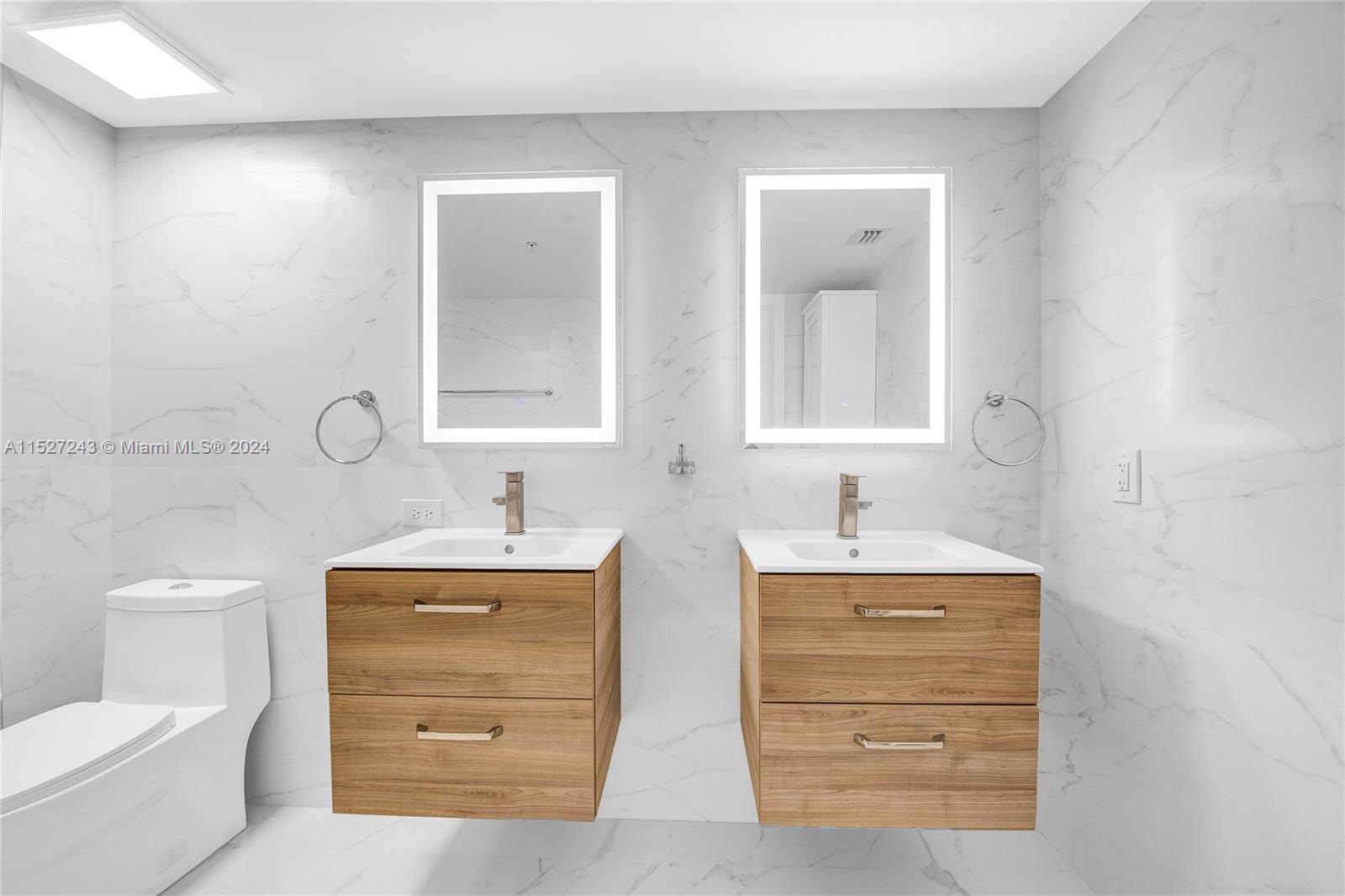 Remodeled primary bathroom