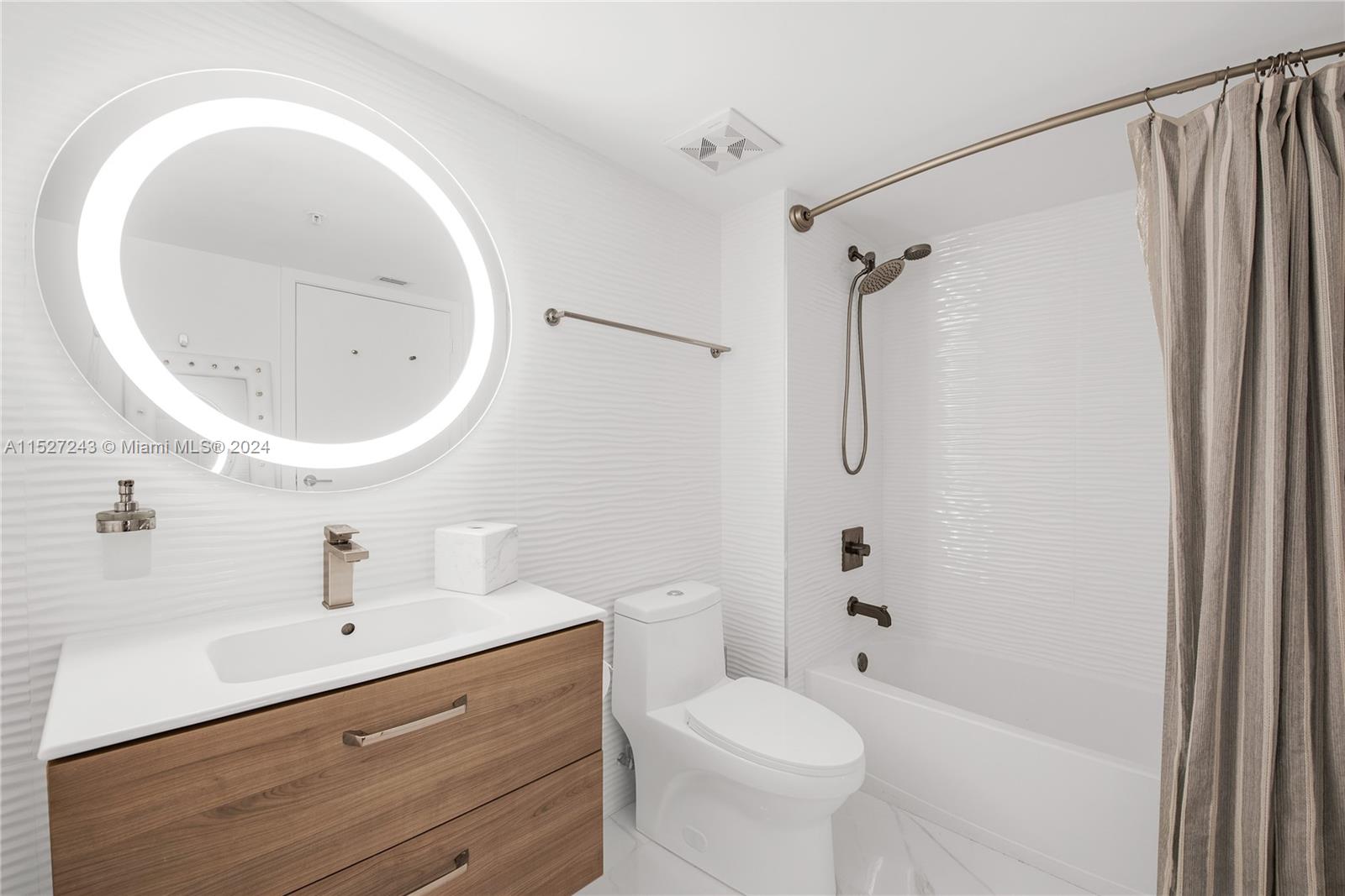 Remodeled second bathroom