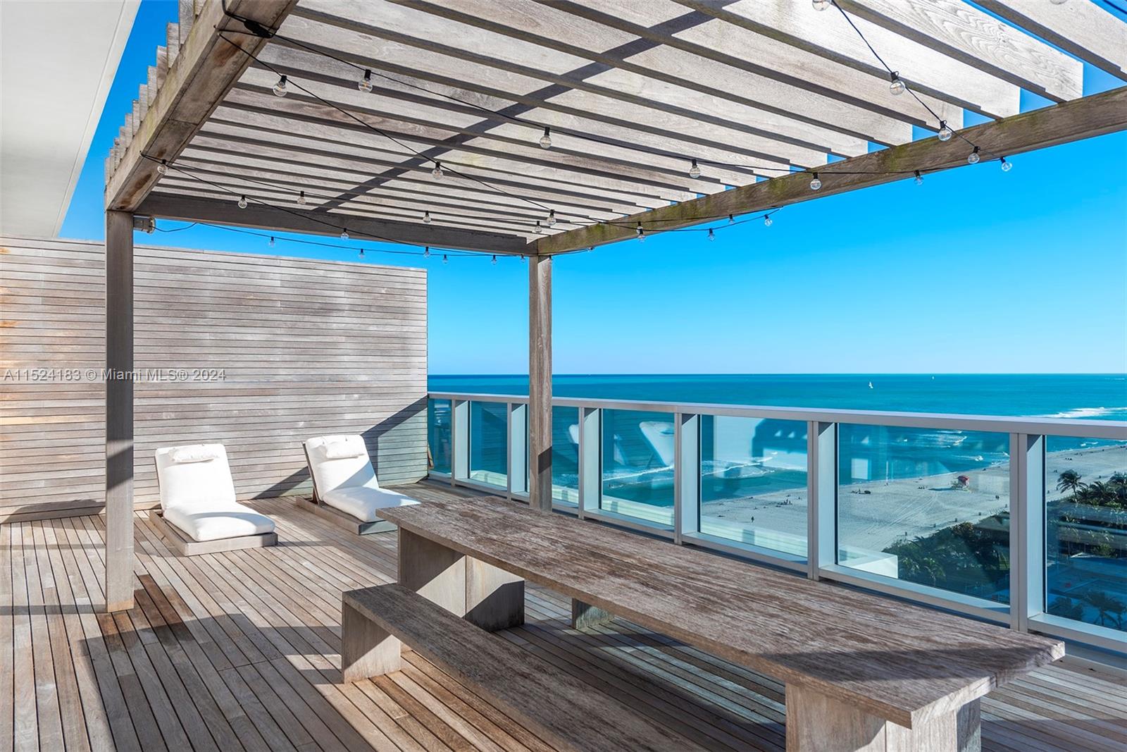 Rooftop with Dining, Lounge, Jacuzzi and Summer Kitchen