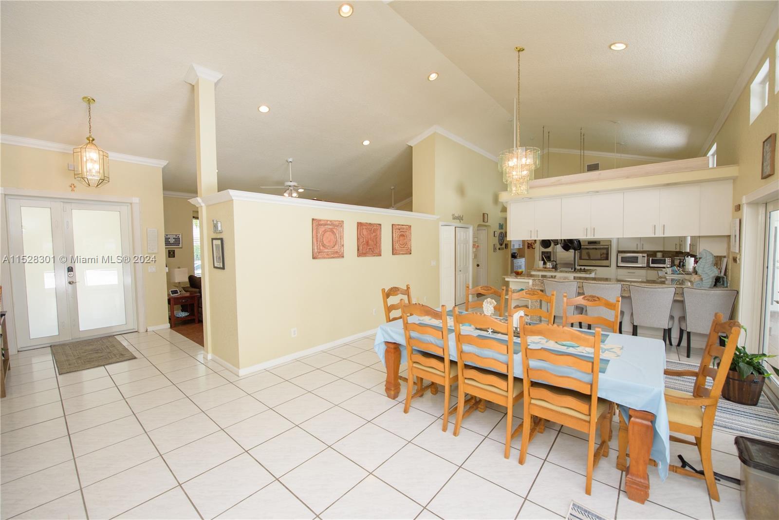 Eat-in Kitchen into Dining Room