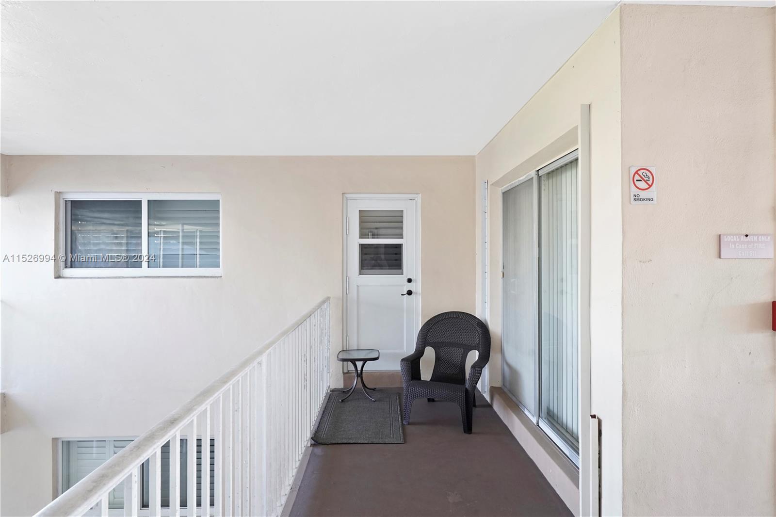 kitchen door exit & porch