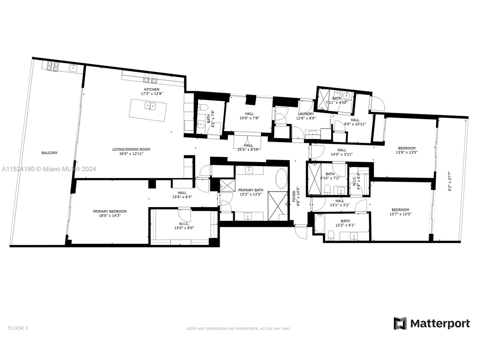 3300 188th St, Aventura, FL, 33180 United States, 3 Bedrooms Bedrooms, ,4 BathroomsBathrooms,Residential,For Sale,188th St,A11524180