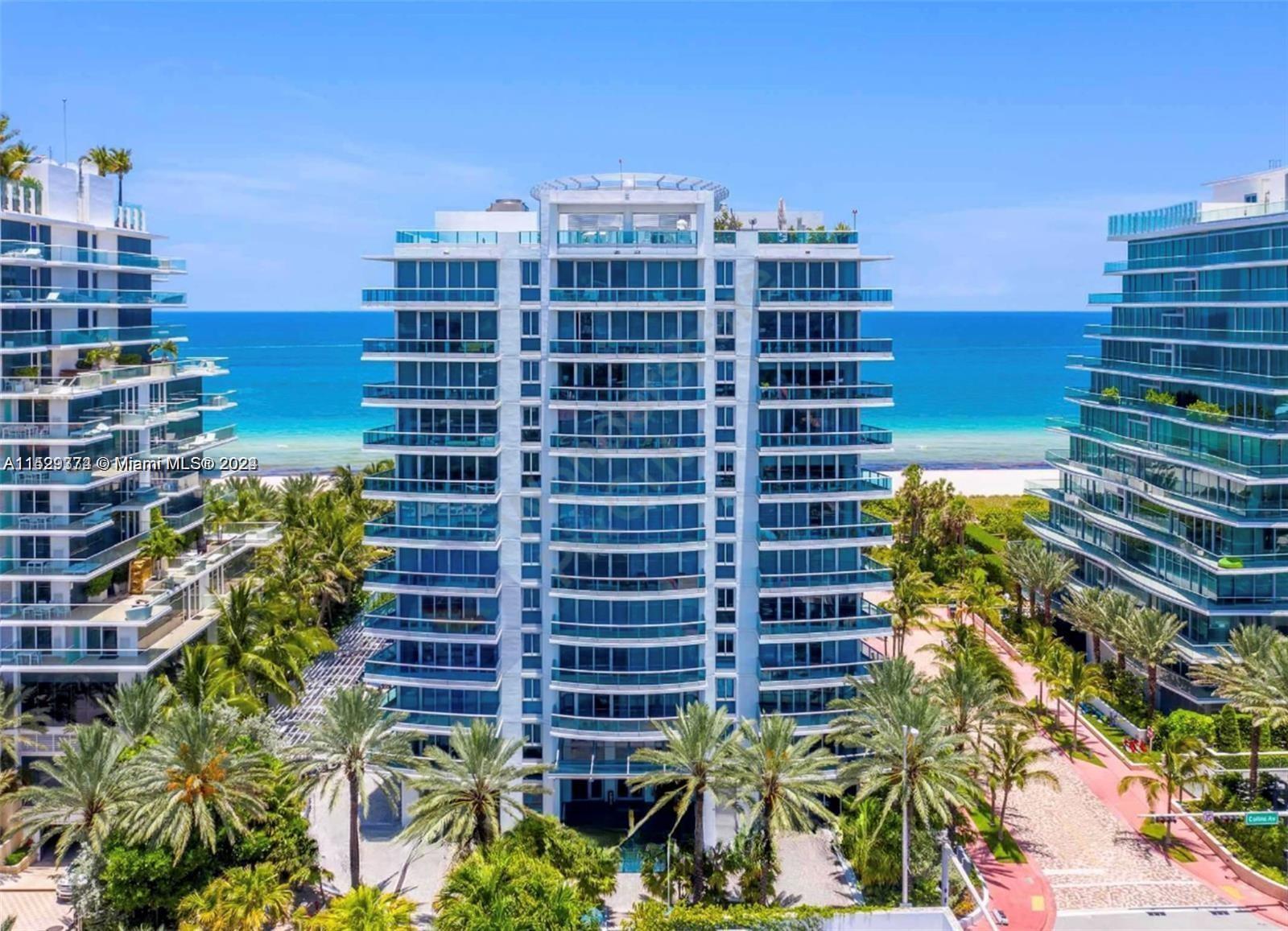 *AVAILABLE BEGINNING 5/19/24* THE BEST MODERN BOUTIQUE LUXURY OCEANFRONT CONDO IN SURFSIDE IS AZURE. ONE OF THE FEW BUILDINGS WITH DAILY BEACH SERVICE. LOCATED 1 BLOCK TO PUBLIX, 2 BLOCKS TO BAL HARBOUR SHOPS, HOUSES OF WORSHIP, ETC. AZURE 603 IS A LARGE CORNER UNIT W/ WRAP-AROUND BALCONY, FLOOR-TO-CEILING IMPACT WINDOWS + DOORS. MORE CLOSET SPACE THAN MOST CONDOS YOU’LL FIND IN THE NEIGHBORHOOD. ALL 3 BEDROOMS HAVE WINDOWS AND TV. PRIMARY BATHROOM FEATURES DOUBLE SINK, JACUZZI BATHTUB AND SHOWER. KITCHEN FEATURES TOP-OF-THE-LINE APPLIANCES AND GRANITE COUNTERTOPS. AZURE OFFERS A HEATED POOL W/ OUTDOOR JACUZZI, TOP-OF-THE-LINE FITNESS CENTER W/ CARDIO TRAINING, FREE WIFI THROUGHOUT, FREE PARKING + VALET WITH 24/7 SECURITY. SHABBAT ELEVATOR INCLUDED! WATCH VIDEO IN VIRTUAL TOUR