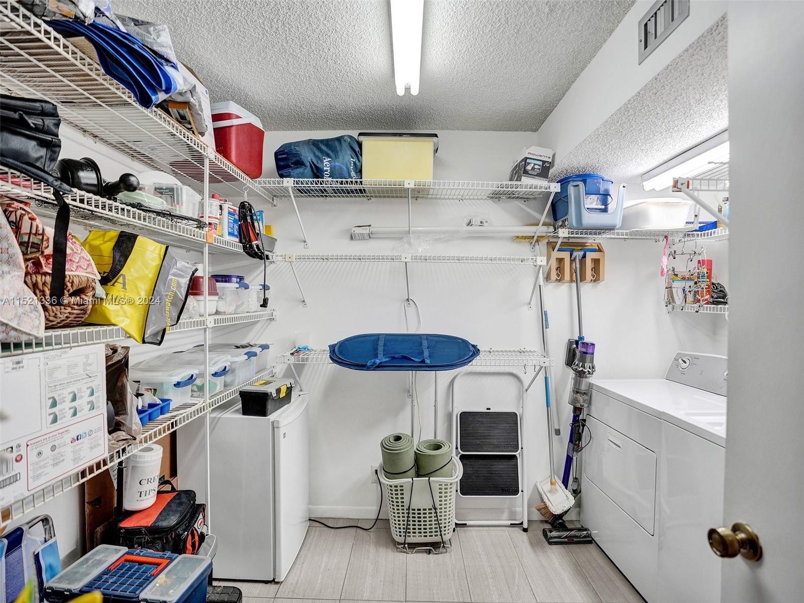 Spacious Laundry/Storage Room