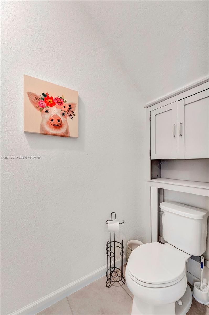 Half Bathroom on First Floor