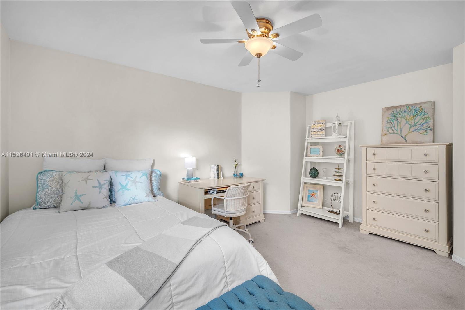 2nd spacious bedroom with custom closets