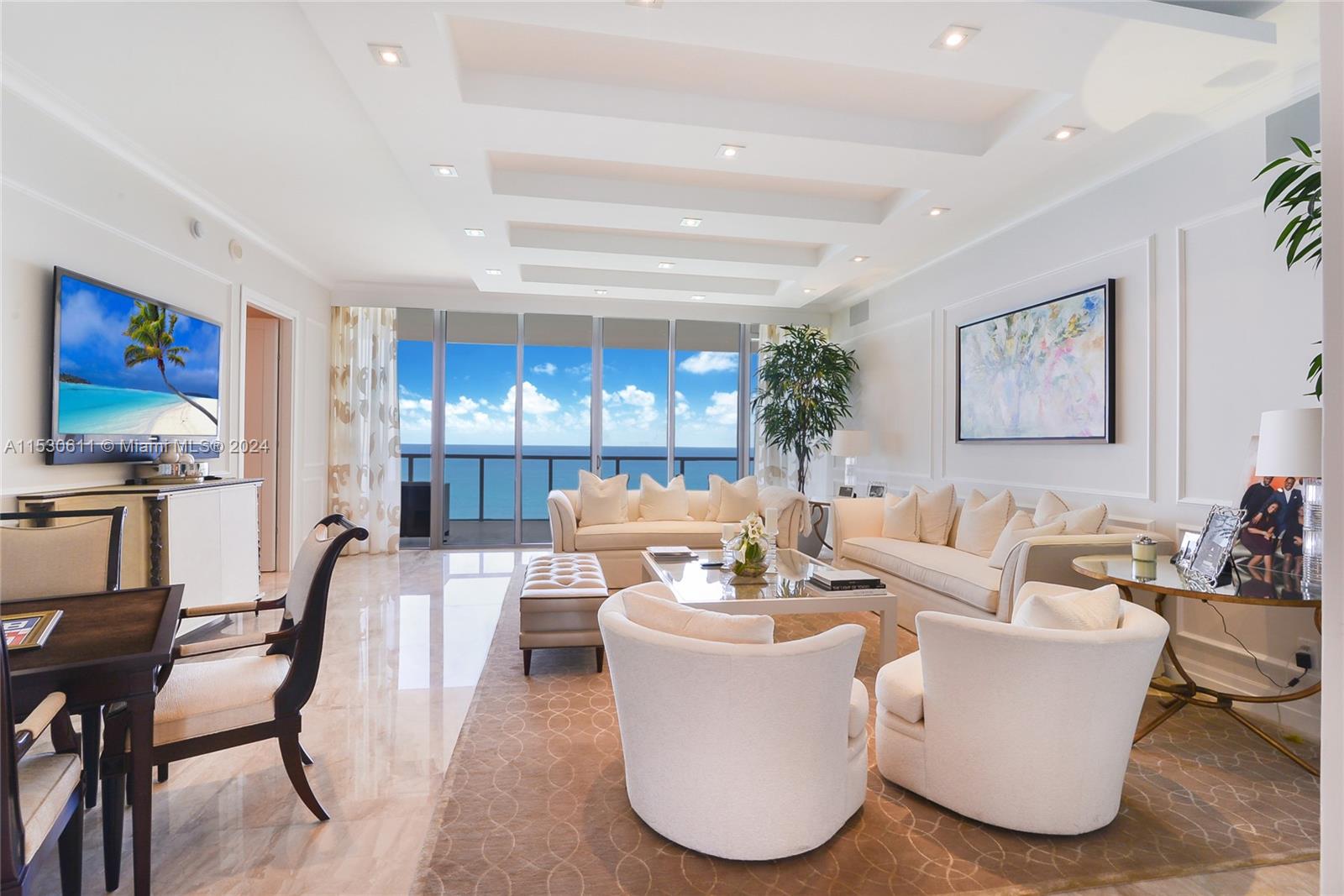 STUNNING FLOW THROUGH DIRECT OCEAN UNIT AT THE ST REGIS. 3 BEDROOM 3 1/2 BATH FULLY FURNISHED. ACCESS TO HOTEL AMENITIES, BEACH ,POOL, SPA, RESTAURANTS, ETC. MINIMUM 1 YEAR RENTAL EASY TO SHOW .. CALL BROKER TO SCHEDULE AN APPOINTMENT