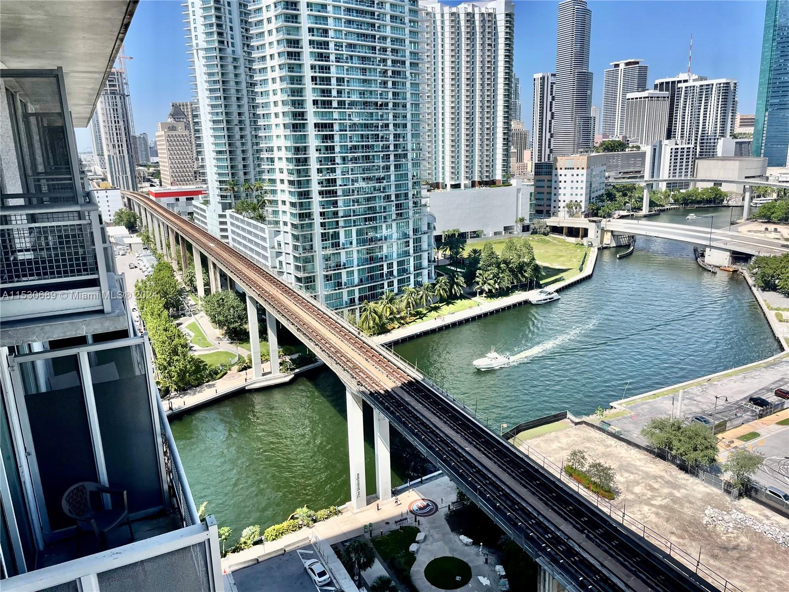 Directly across from Brickell City Centre. Renovated NY loft-style riverfront , 2-Story, 1 bedroom, 1.5 bathroom, 2 balconies condo with breathtaking views of the Miami skyline and Miami River. Open kitchen concept with Stainless steel appliances, granite countertop, brand new LG washer and dryer; high ceilings with a lot of natural light. Neo Vertika offers 24/7 Security, Valet, Mini Library, Racquetball Court, Gym with Dojo, Boxing & Crossfit, Steam Room & Sauna - Infinity Edge Pool. Steps away from Publix supermarket, the Metro station rail, Metromover, Merry Brickell Village, the Financial district; the best of restaurants, bars, shops and the best nightlife that Miami has to offer. There is no need to rent a car although parking for one car is included. No Pets allowed!