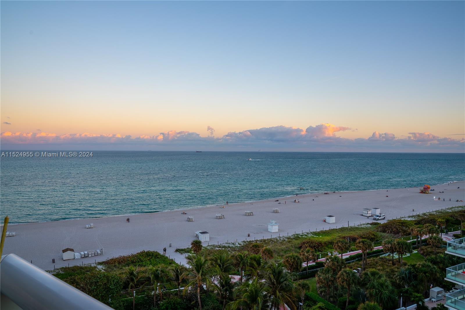 Can you hear the ocean calling? Move right in to this polished & renovated oceanfront residence at Mosaic on the beach! This spacious 2BD/2BA offers breathtaking ocean sunrise views and spectacular downtown sunsets. Enjoy a balcony overlooking the beach, private foyer entry, a fantastic flow-through floor-plan, impact windows & doors, an open white & light kitchen w/ island, new Subzero & Wolf appliances, & washer/dryer. The primary suite boasts a private balcony with additional ocean views, & a gorgeous bathroom w/ dual sinks & separate tub & shower. 1 assigned parking + valet. Live with the ocean at your doorstep! Amenities: oceanfront infinity pool, movie & party room, hot tub & a fitness center. Free valet parking for guests! CAN BE RENTED 4X/YEAR! EARN EXTRA INCOME! MOTIVATED SELLER!