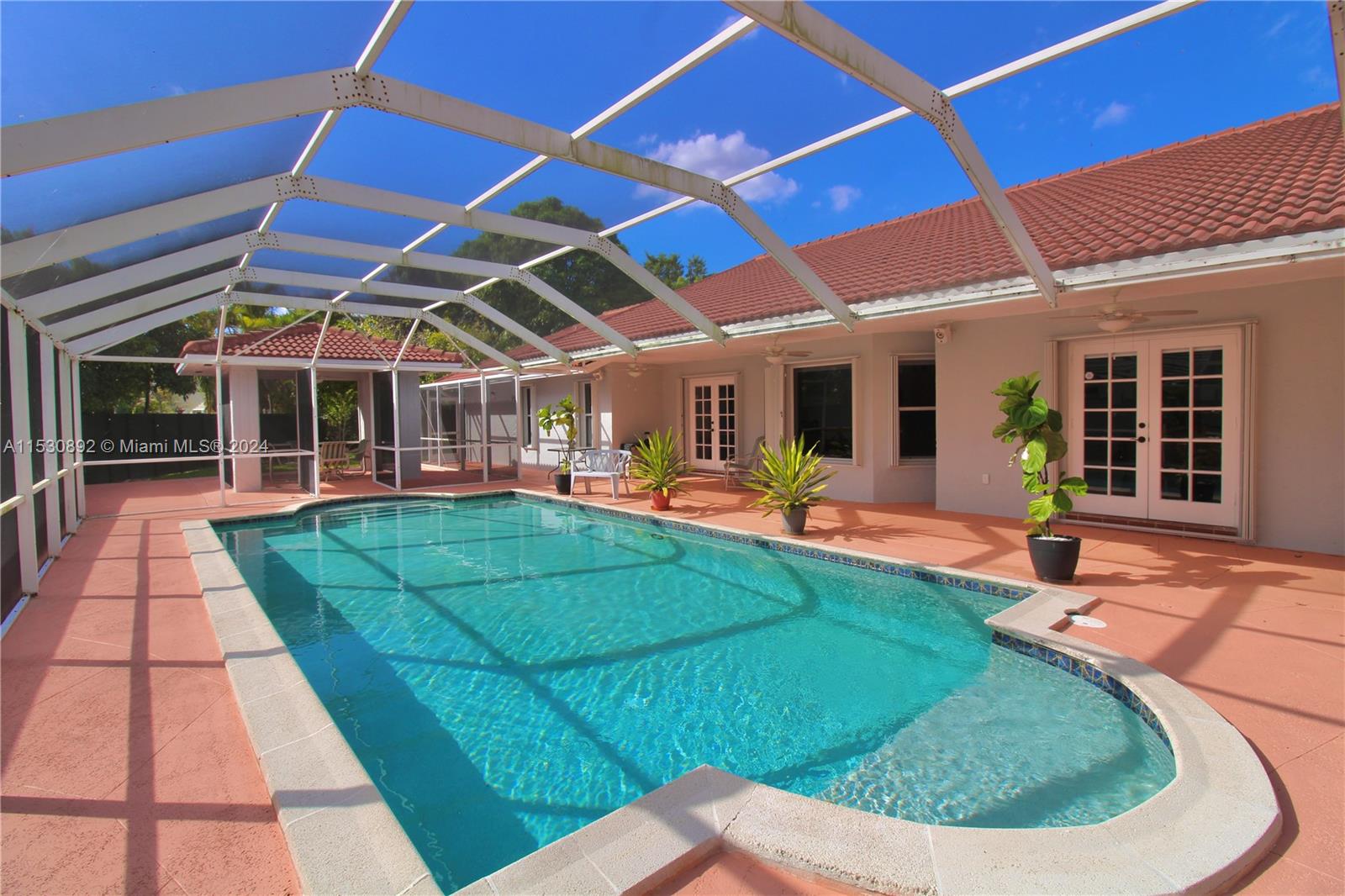 Fabulous pool/patio - all screened