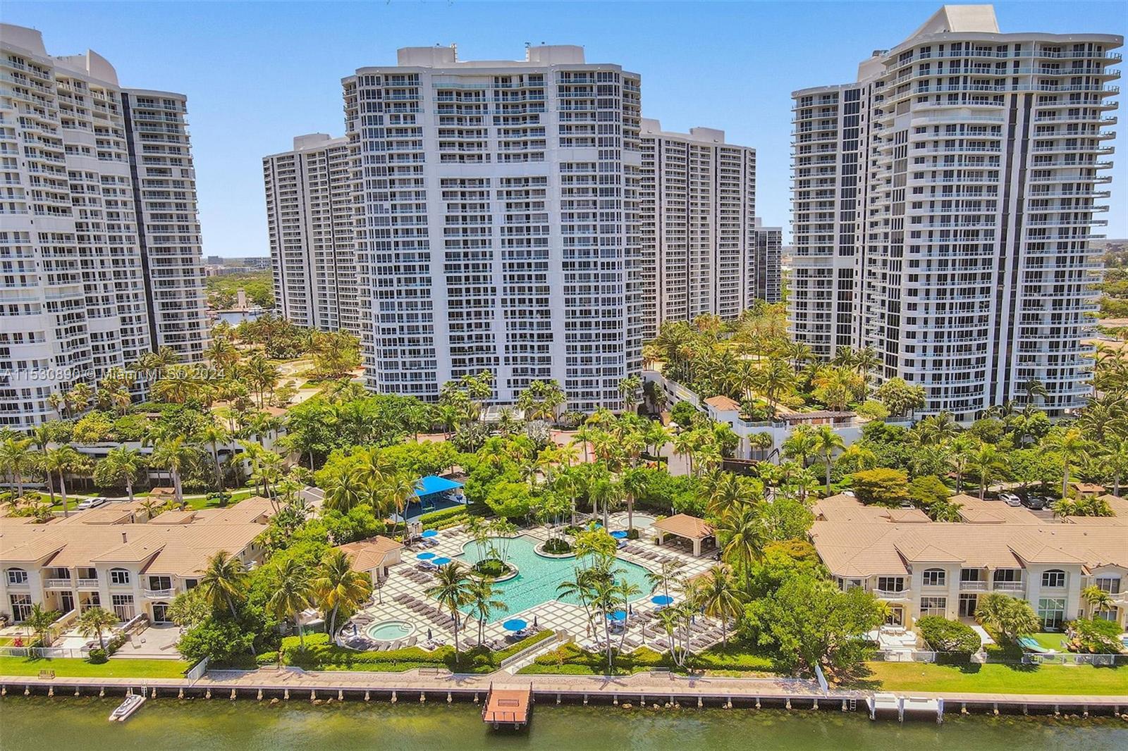 Main pool seen from a drone.