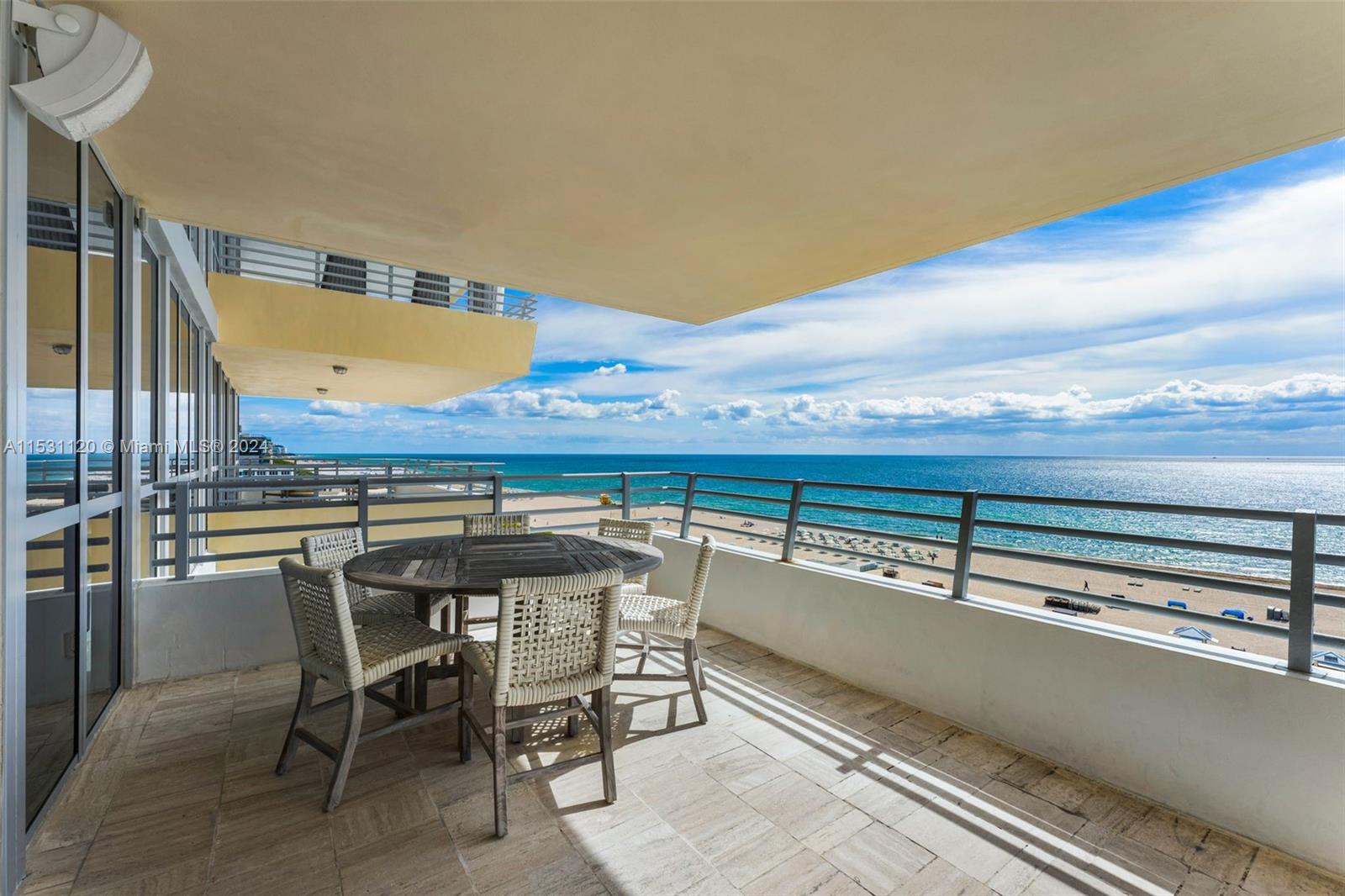 Stunning unit direct ocean facing in the heart of Miami Beach - the prestigious South of Fifth residential area. Best located unit in the building with two combined units 901-907, full front view of the ocean with a total of two separate balconies. A superb modern unit redesigned completely for comfort and for the luxury of a grandiose view and living space. The Hilton Bentley Miami Beach has wonderful amenities such as a fitness center, pool and beach facilities, rejuvenate at the asian Spa 101, attached to the Rocco Donna Hair Salon. Dine at Santorini by Georgios, offering authentic traditional and new age Greek flavors, or the prestigious Prime Italian Steakhouse. This gorgeous 3 bedroom has state of the art Miele appliances, including a washer/dryer.
