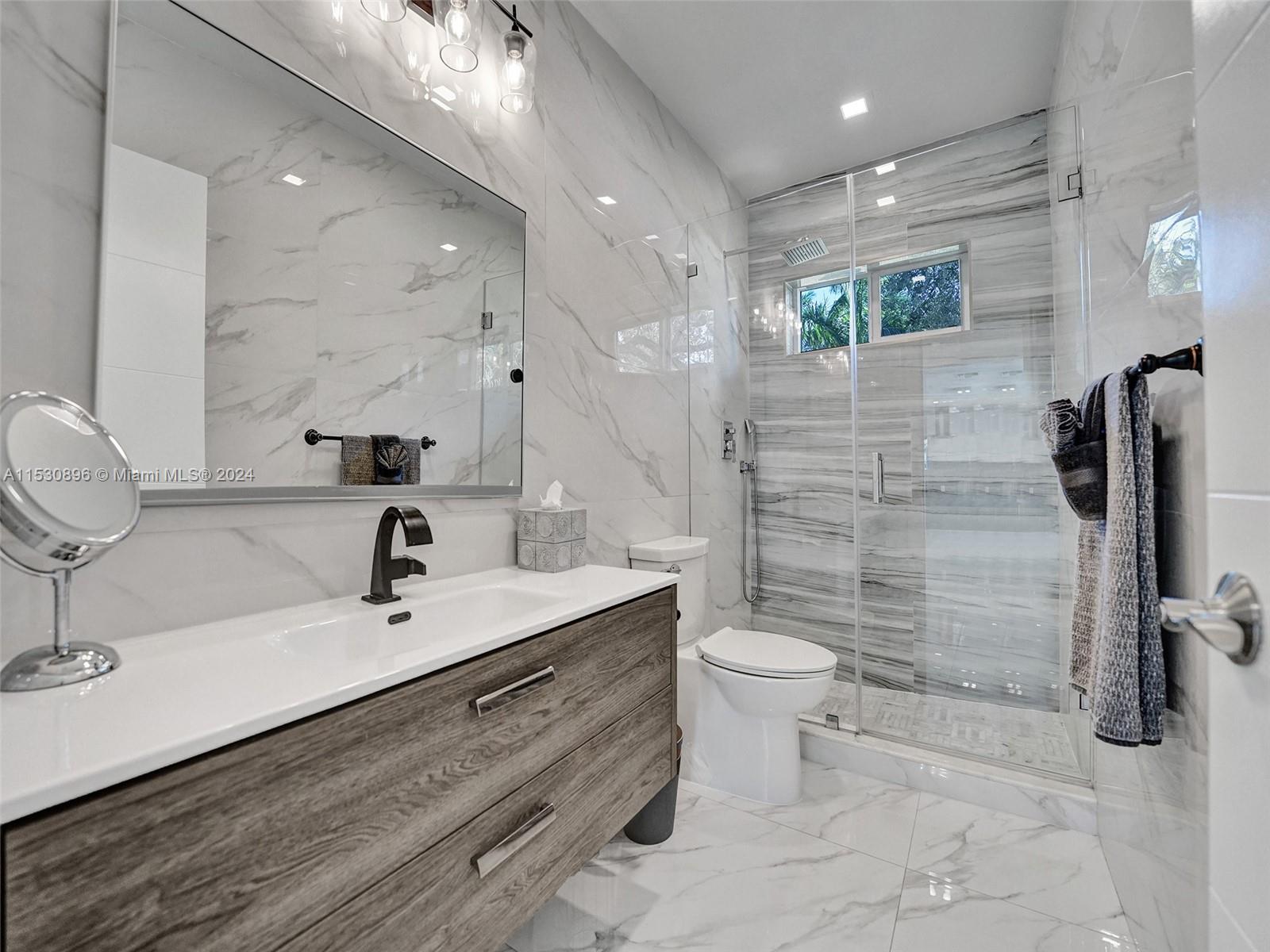 Bathroom shared by bedrooms 2 and 3