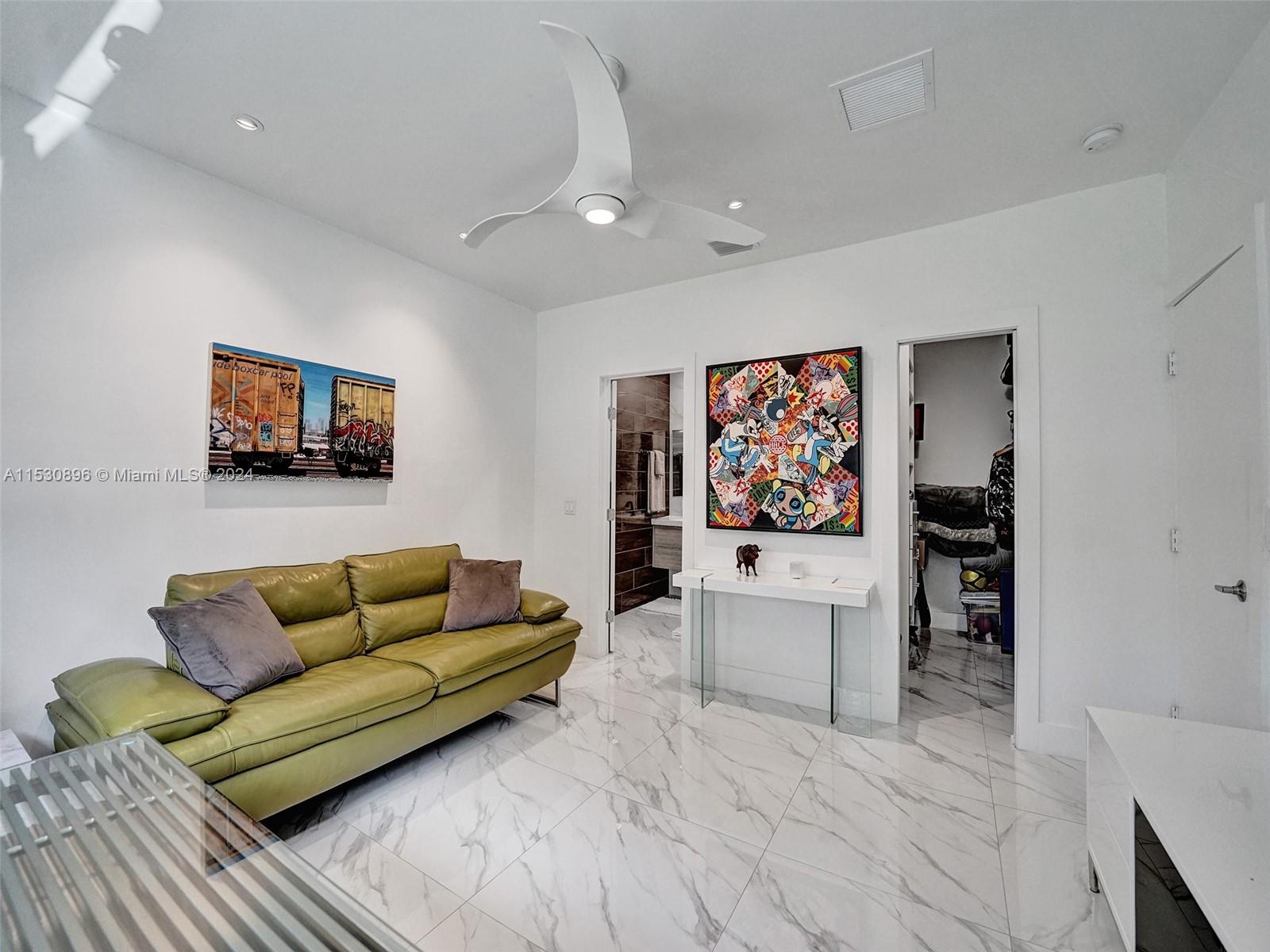 Walk in closet and en-suite bathroom
