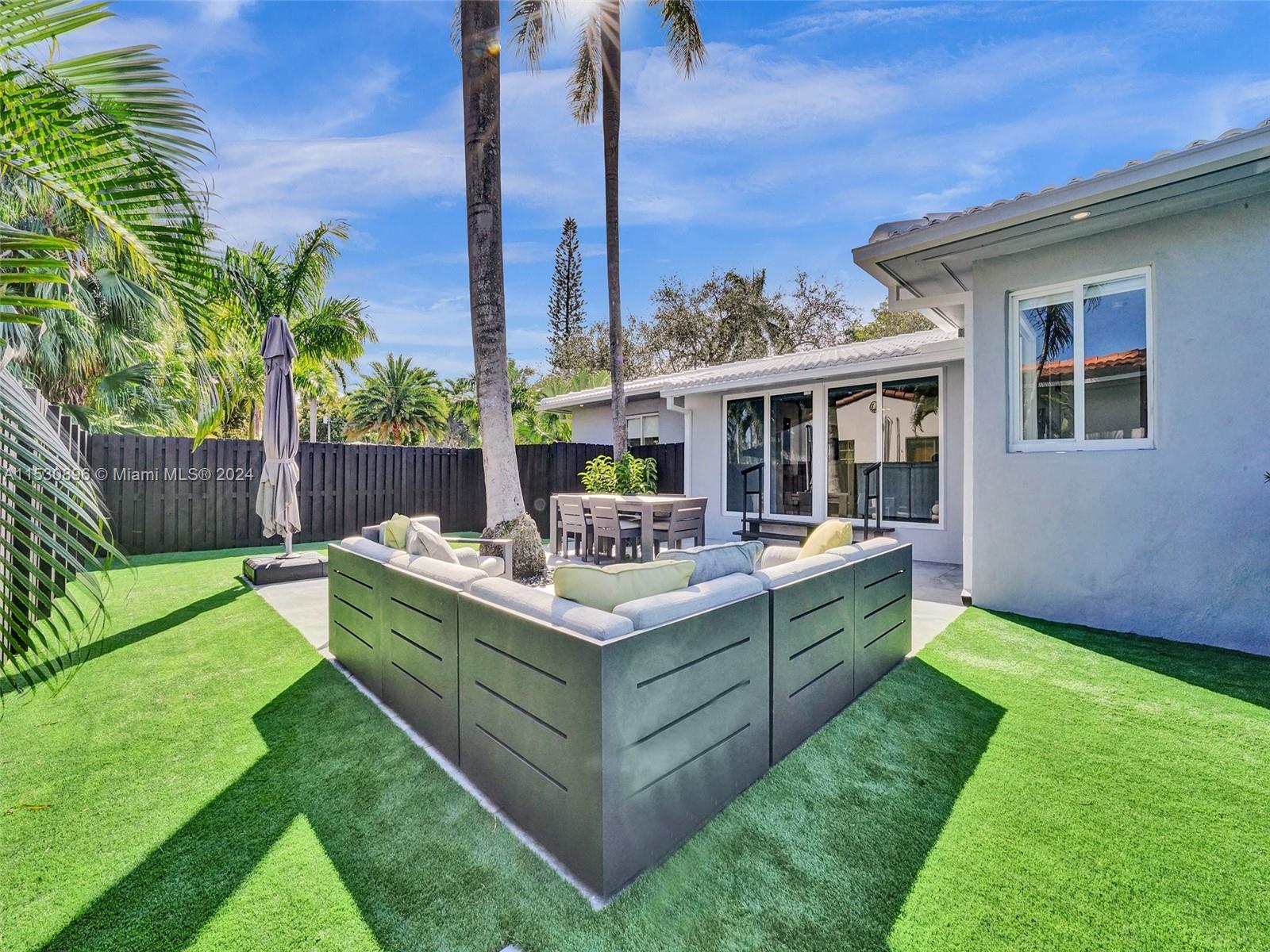 With high end artificial grass