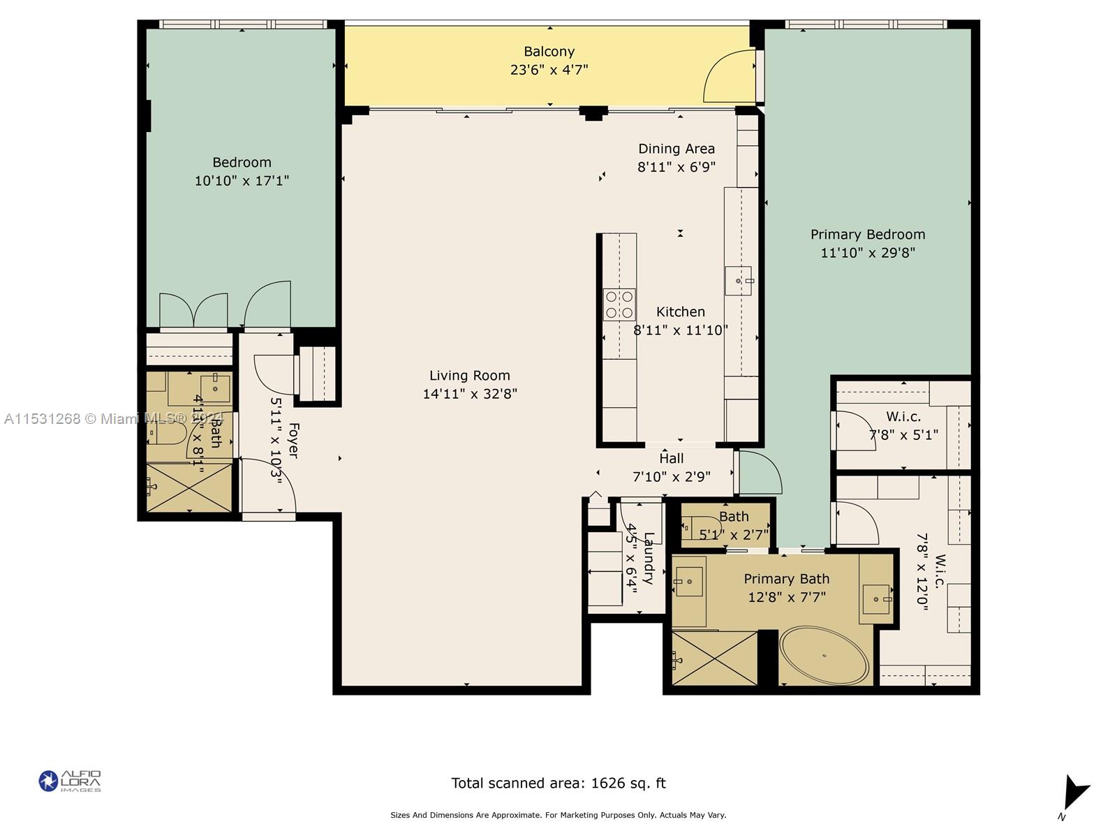 2751 S Ocean Dr N7PH, Hollywood, Florida 33019, 2 Bedrooms Bedrooms, ,2 BathroomsBathrooms,Residential,For Sale,2751 S Ocean Dr N7PH,A11531268
