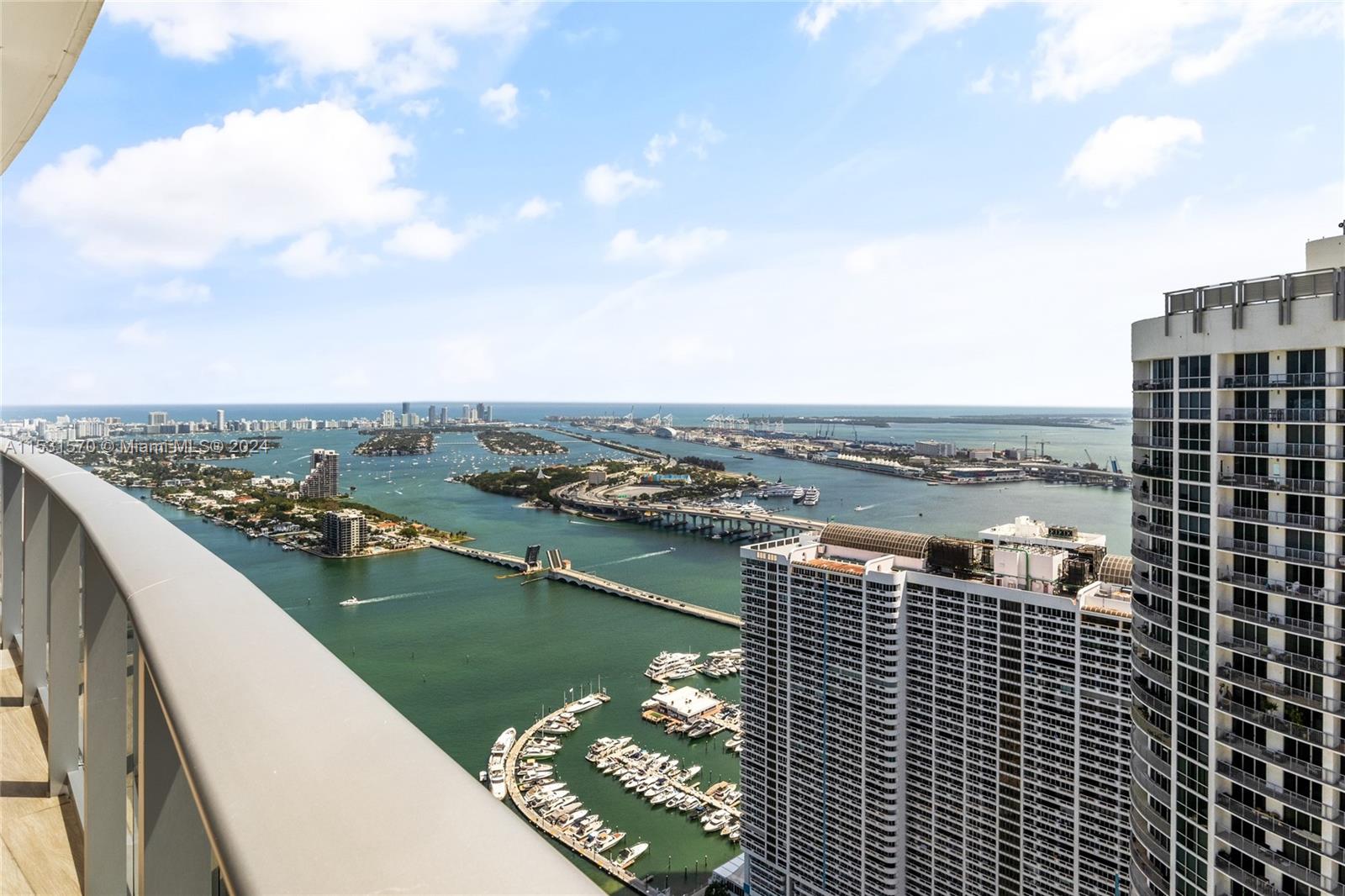 This is a must see! One of the few penthouse in the building with gorgeous bay and city view. Located in the very desirable neighborhood of edgewater in the heart of Miami and a few block from design district, near restaurants and shop and a min drive to brickell and miami airport. This luxury apartment has 2 master bedrooms with additional full bathroom. Quartz counters and stainless steel appliances in kitchen. More than $150K in upgrades makes this apartment unique. Five star resort style amenities include BBQ area, Spa/Sauna, Business Center, fitness center, yoga and pilates studio, kids playground, movie theater, sunset to sunrise heated pools and more.