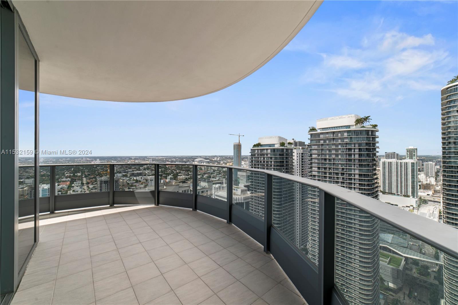 Miami's most sought out building, Flat Iron Brickell. 2 Beds, 2,5 Baths. This coveted corner unit in 12 line residence, the only reconfigured floor plan unit, offers unobstructed sweeping views from the 48th floor featuring 1,446 SF, 2 wraparound terraces, a grand master suite, Snaidero kitchen, Miele appliances, upgraded Italian acrylic doors. The masterpiece by Ugo Colombo and designed by Luis Revuelta offers luxury like no other with 64th rooftop pool, spa, and gym above the city, an additional 18th floor pool, movie theater, and billiards lounge are some of the key amenities to enjoy as an exclusive resident. Property available MAY 31st.
