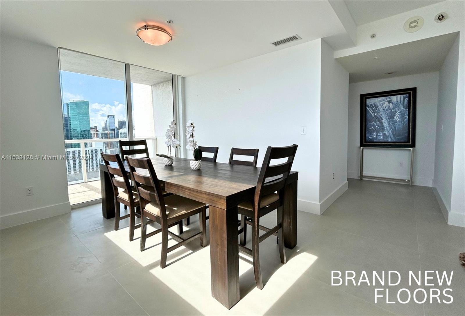 The best line at The North Tower with Direct Bay Views - Fully Furnished 
Discover the epitome of luxury living in this incredible large two-bedroom plus den, two full baths apartment with breathtaking views of the cityscape. Situated in close proximity to Miami Dade College and the metro mover, convenience meets comfort in this prime location.
Featuring modern stainless steel appliances, sleek Italian cabinets, and elegant granite countertops, the kitchen exudes sophistication. Tile floors add to the contemporary ambiance, while the wood closets offer ample storage space for your belongings. This apartment is very well managed, landlord representative is very responsive and the unit is kept is on point throughout your lease