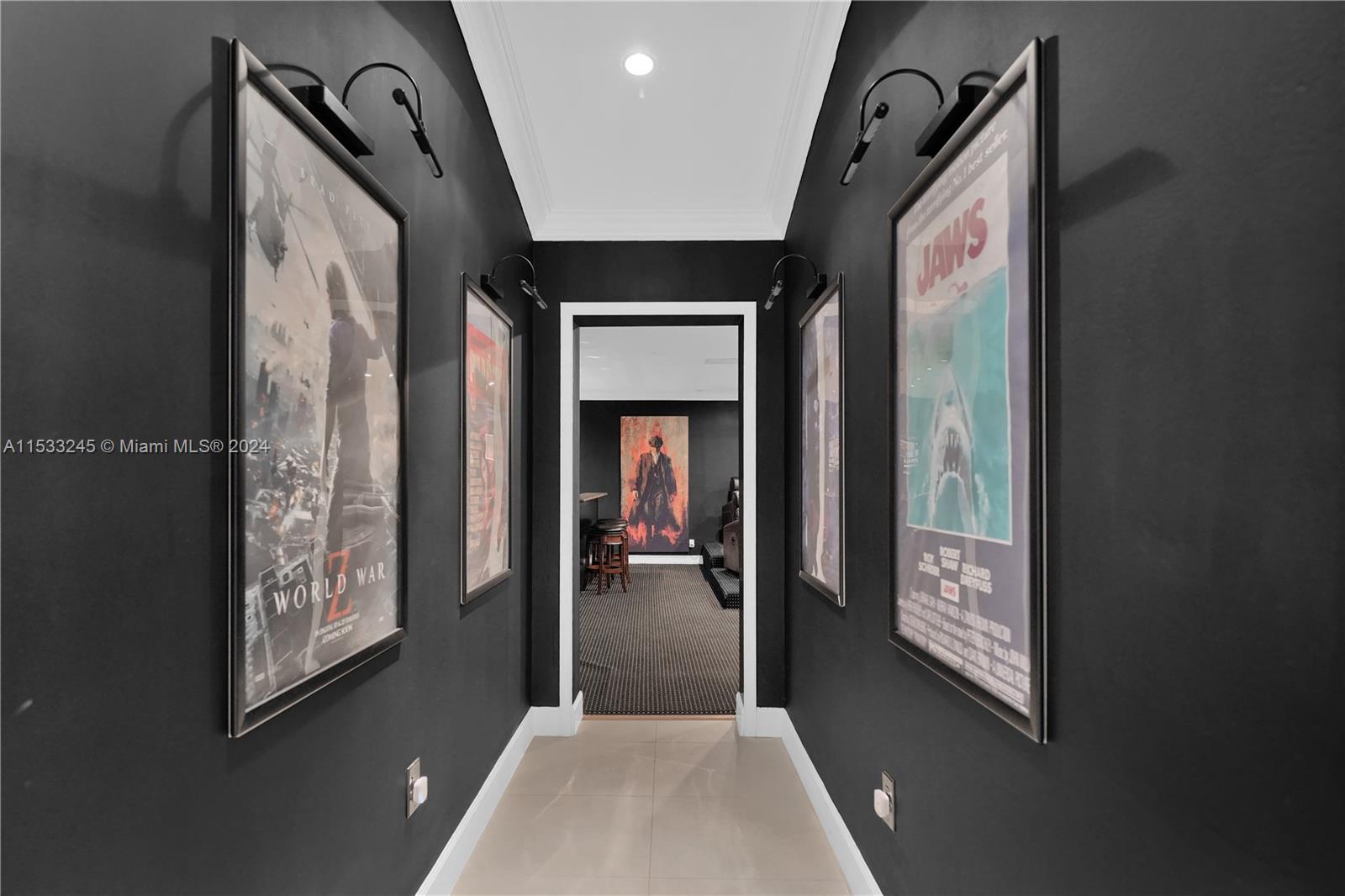 MEDIA ROOM HALLWAY