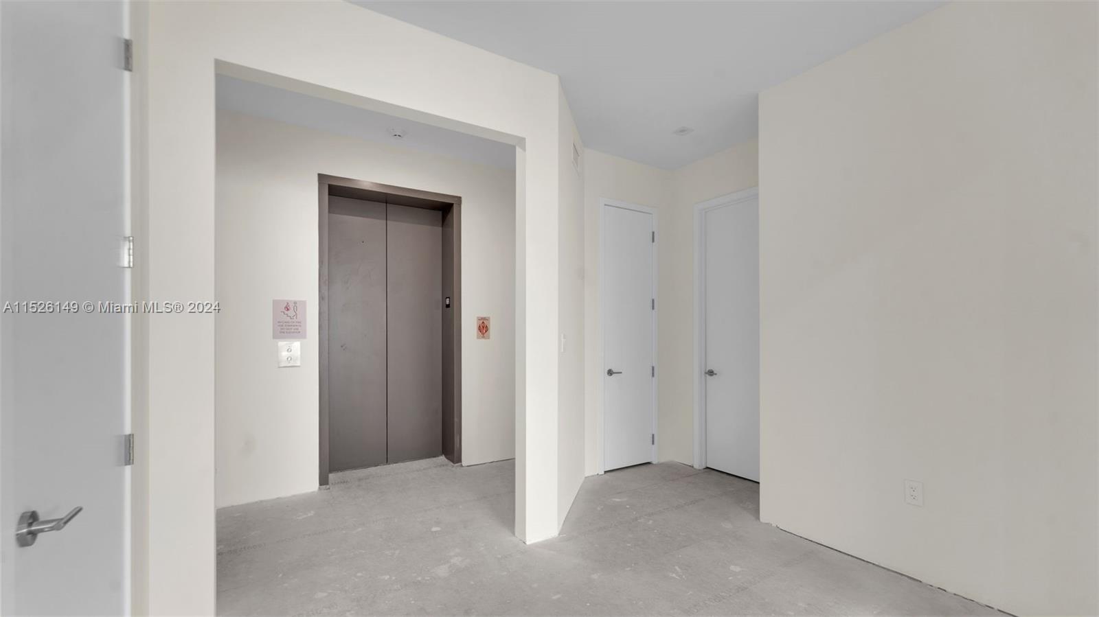 Private Elevator Access via unit 6A side