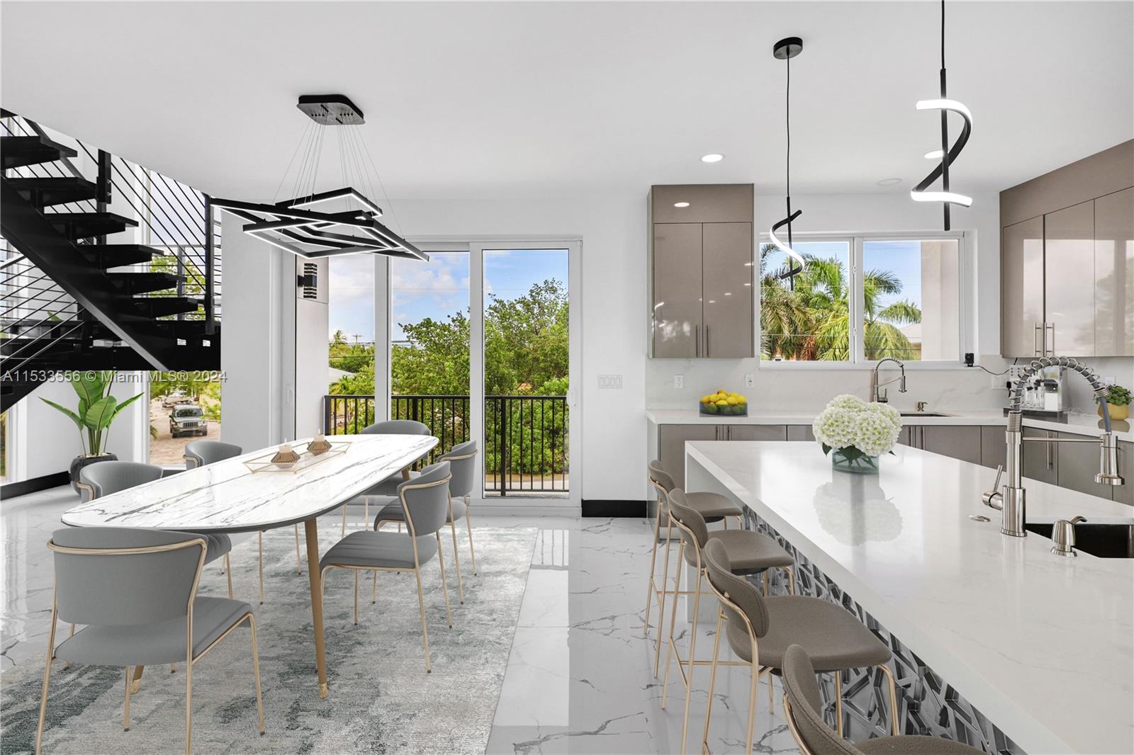 Dining Room and Kitchen area