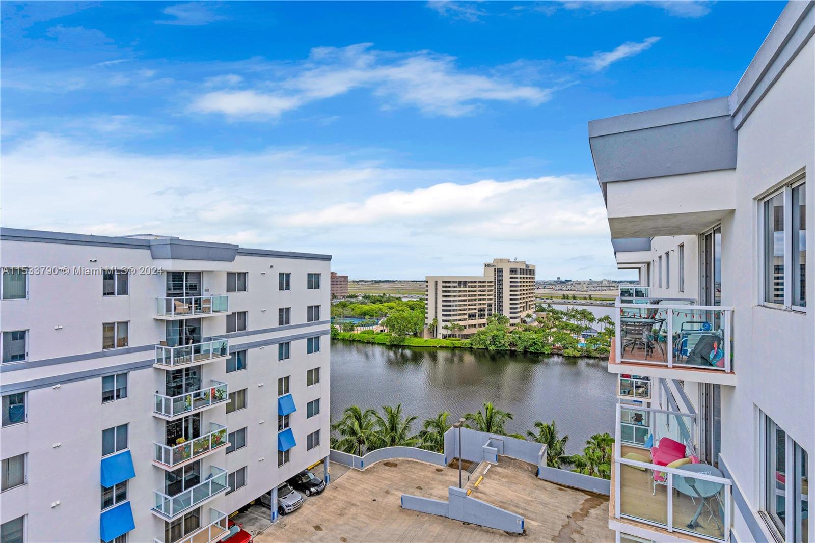 view from the unit's balcony