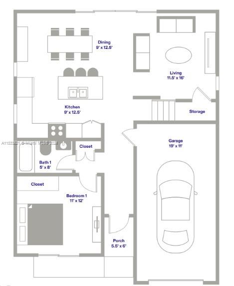 1361 NW 3 ST, Florida City, Florida 33034, 5 Bedrooms Bedrooms, ,3 BathroomsBathrooms,Residential,For Sale,1361 NW 3 ST,A11533921