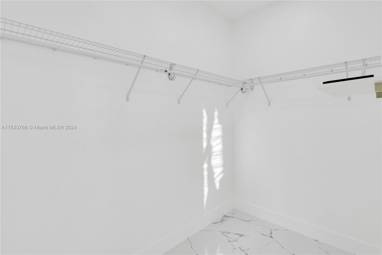 Master bedroom walk-in closet