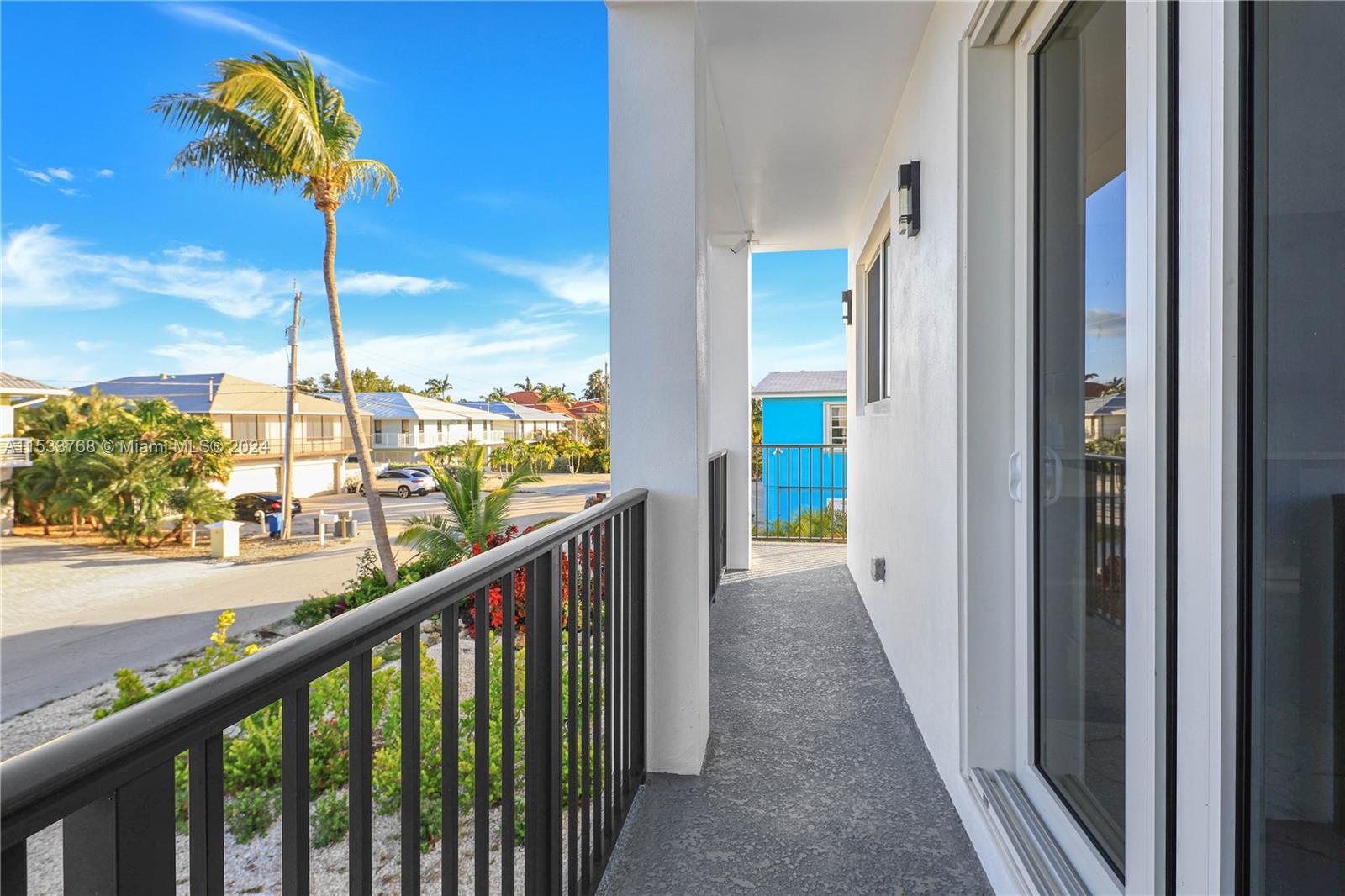 1st floor balcony off the kitchen and dining room
