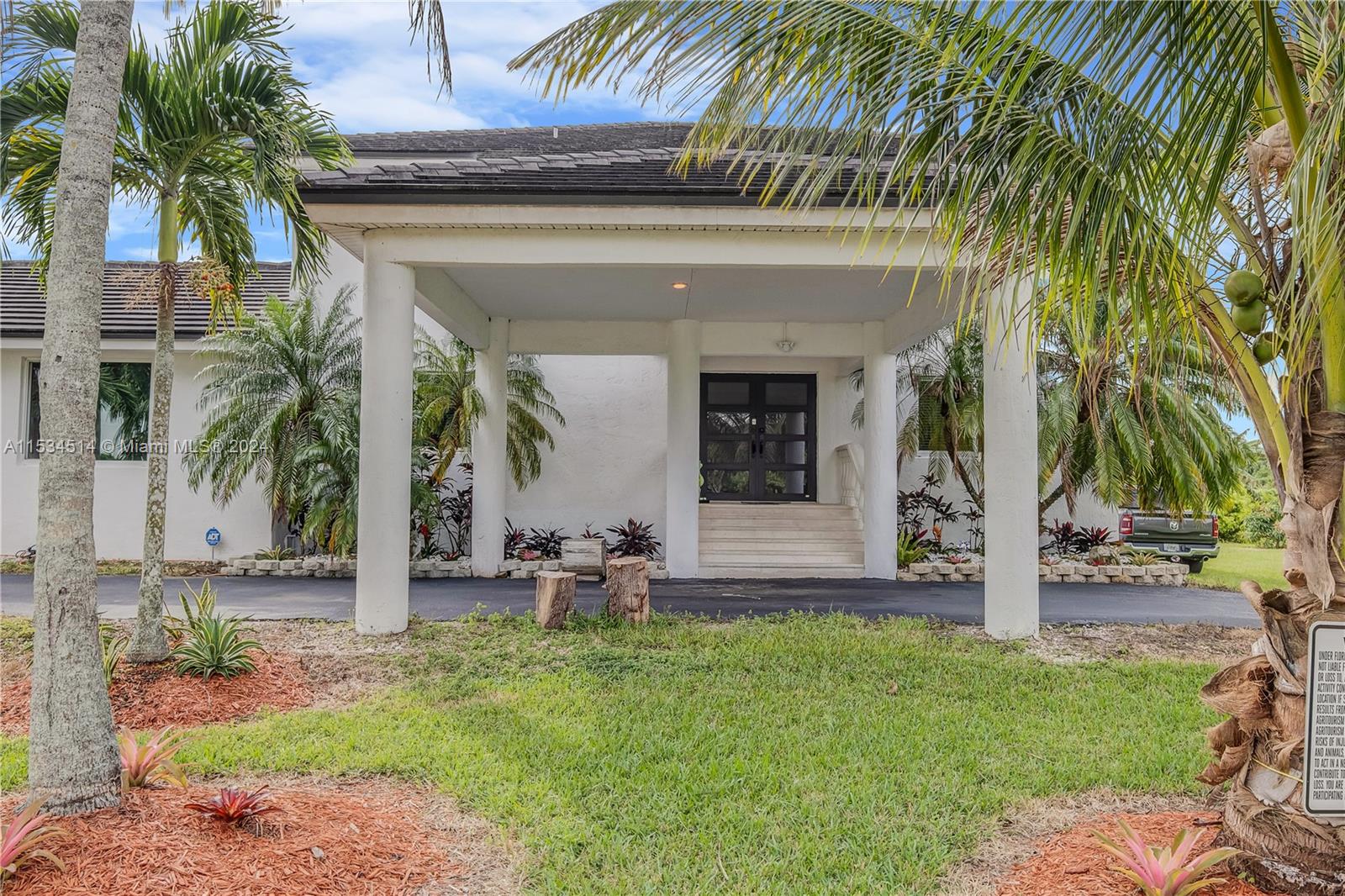 Private gated entrance