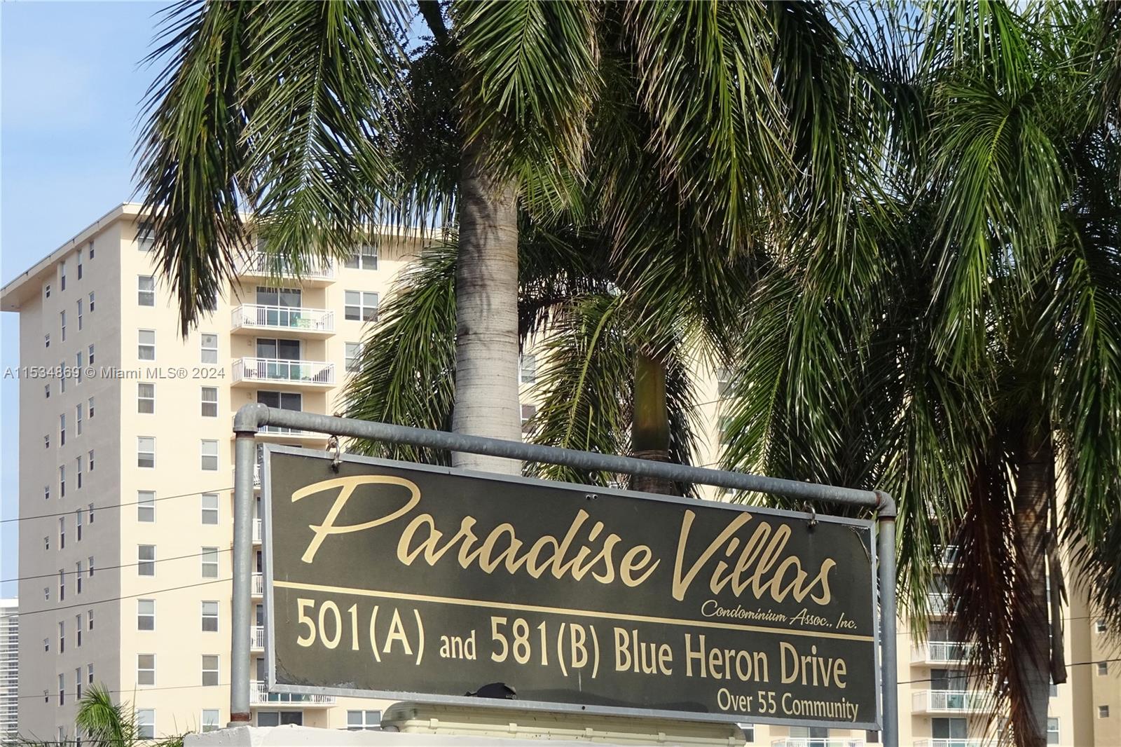 581 Blue Heron Dr 318-B, Hallandale Beach, Florida 33009, 2 Bedrooms Bedrooms, ,2 BathroomsBathrooms,Residential,For Sale,581 Blue Heron Dr 318-B,A11534869