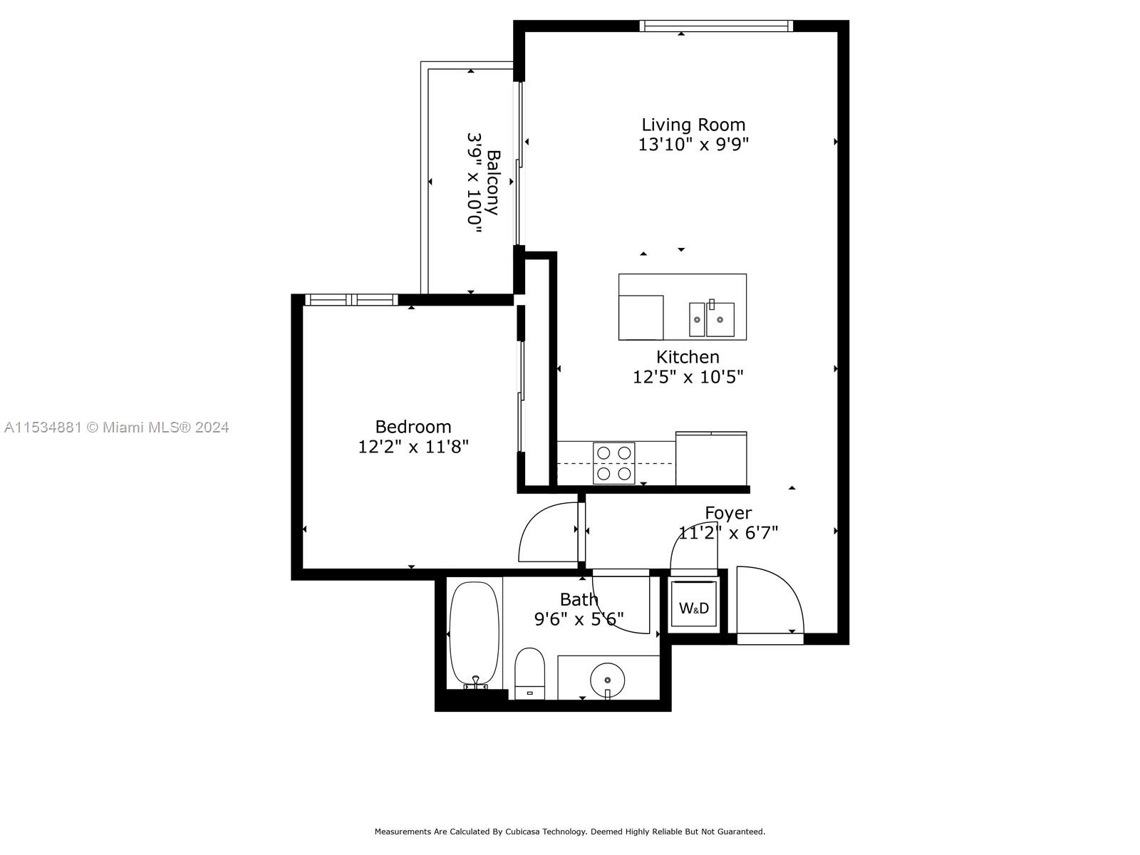 1900 N Bayshore Dr 2003, Miami, Florida 33132, 1 Bedroom Bedrooms, ,1 BathroomBathrooms,Residential,For Sale,1900 N Bayshore Dr 2003,A11534881