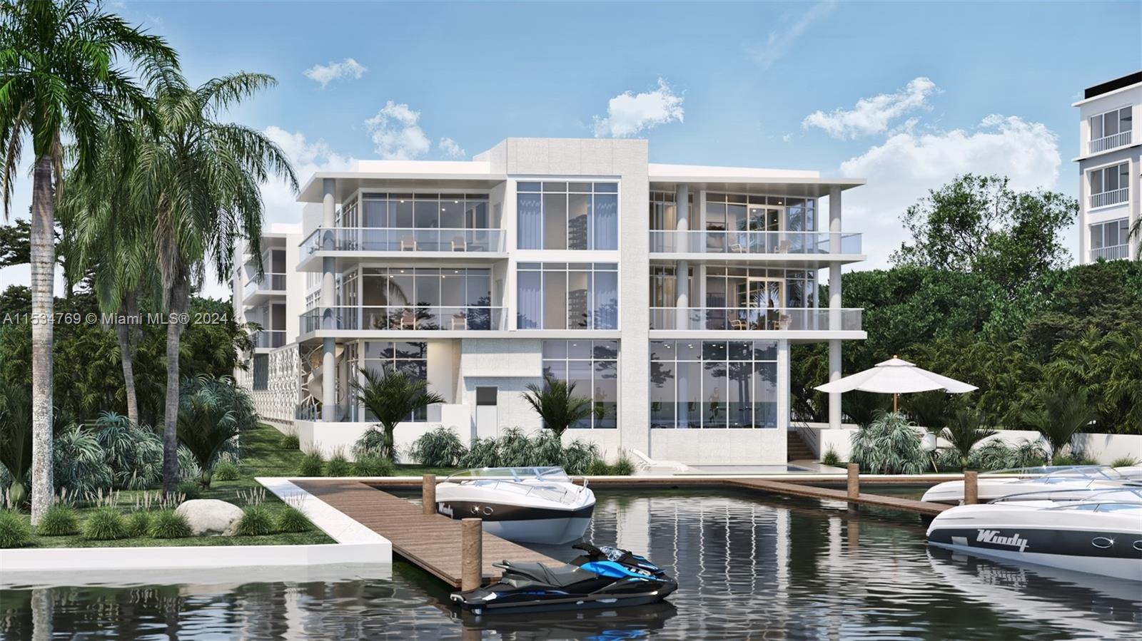Marina del Río Residences, a new boutique waterfront development consisting of 10 beautifully appointed apartments in prime Coral Ridge neighborhood. Each residence has been meticulously designed: living spaces are bright and airy thanks to floor to ceiling walls of glass, master bedrooms are generous in size as are his and her closets. Kitchens are Italian style cabinetry fitted with top of the line appliances and waterfall quartz countertops. Marina del Río residences offers an array amenities from paddle boards, a full gym, a storage room and 2 parking spaces . Enjoy a quiet and upscale neighborhood with A+ school, close to Las Olas boulevard and beach. Presale Delivery End 2024