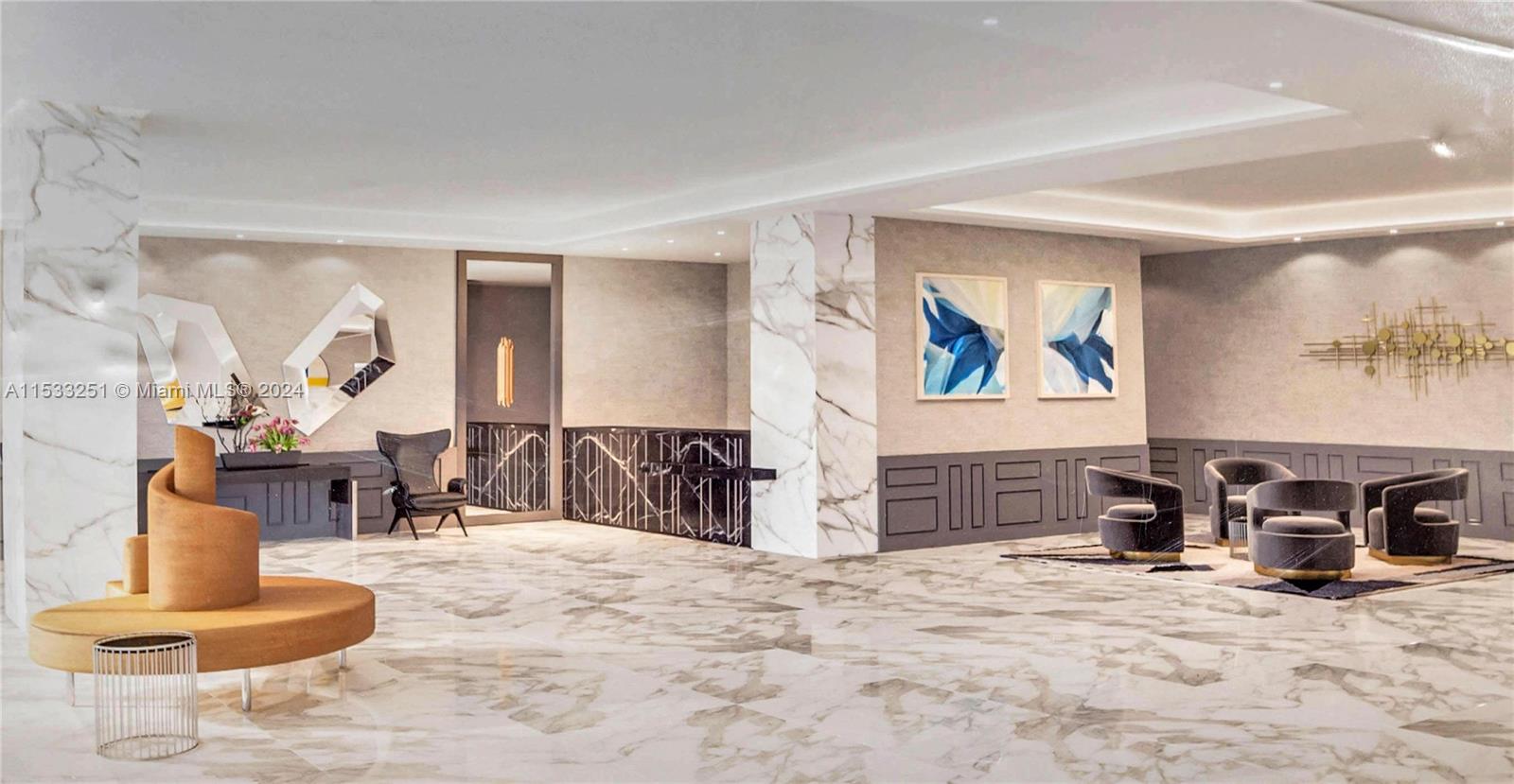 Lobby Interior update underway