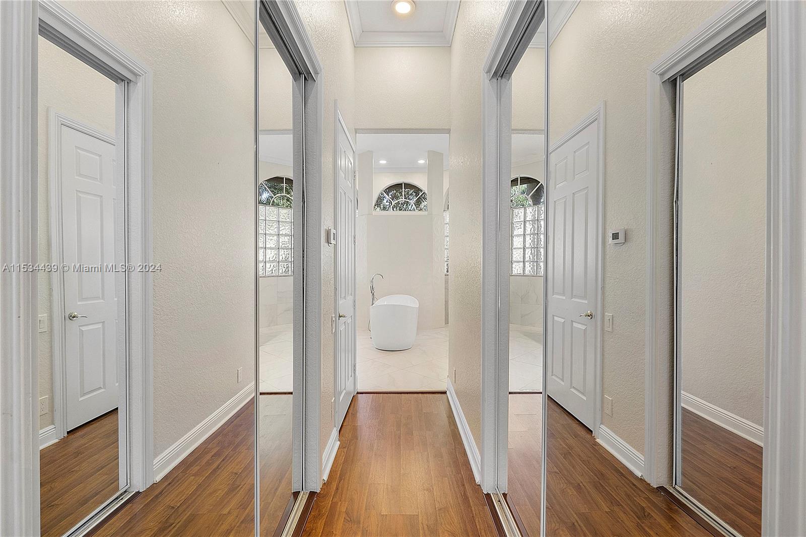 Not 2 but 3 walk-in closets with built-in