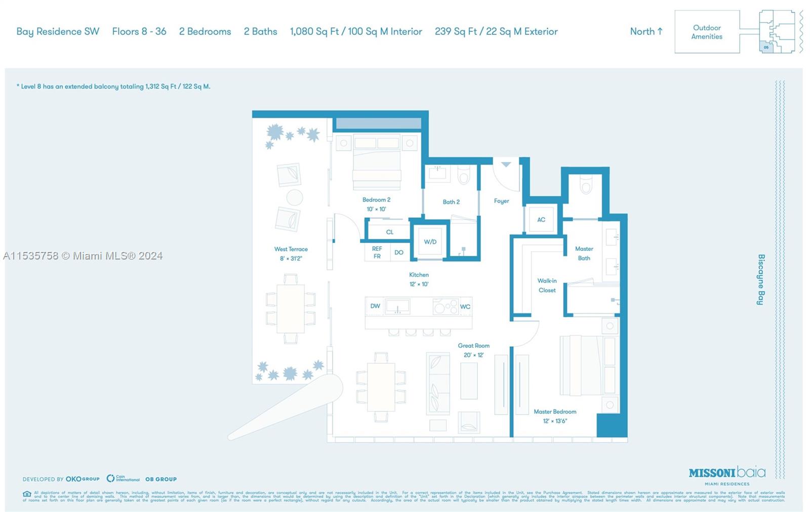 700 NE 26th Ter 3605, Miami, Florida 33137, 2 Bedrooms Bedrooms, ,2 BathroomsBathrooms,Residential,For Sale,700 NE 26th Ter 3605,A11535758
