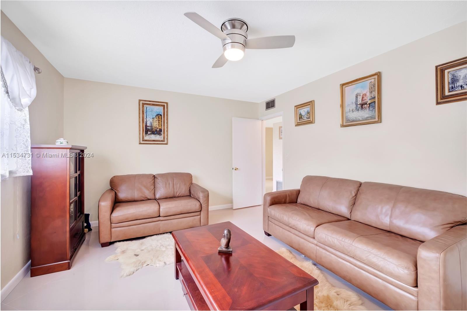 Guest bedroom, great porcelain floors.