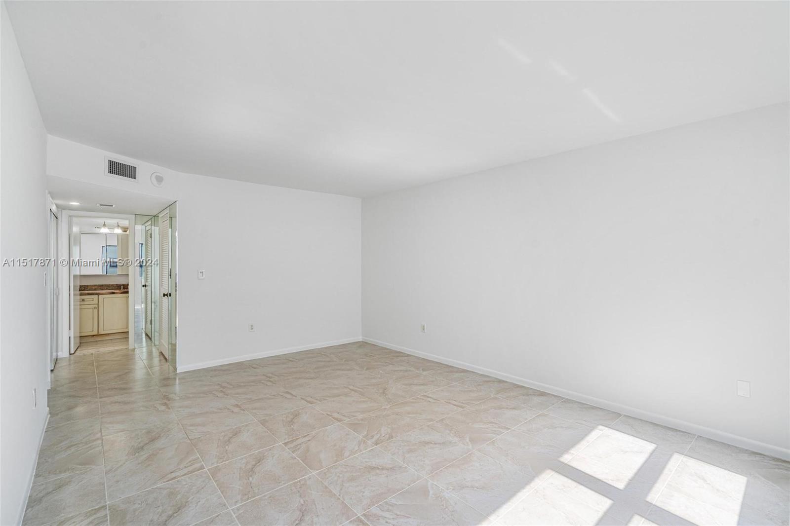 Primary Bedroom looking into En Suite Bathroom