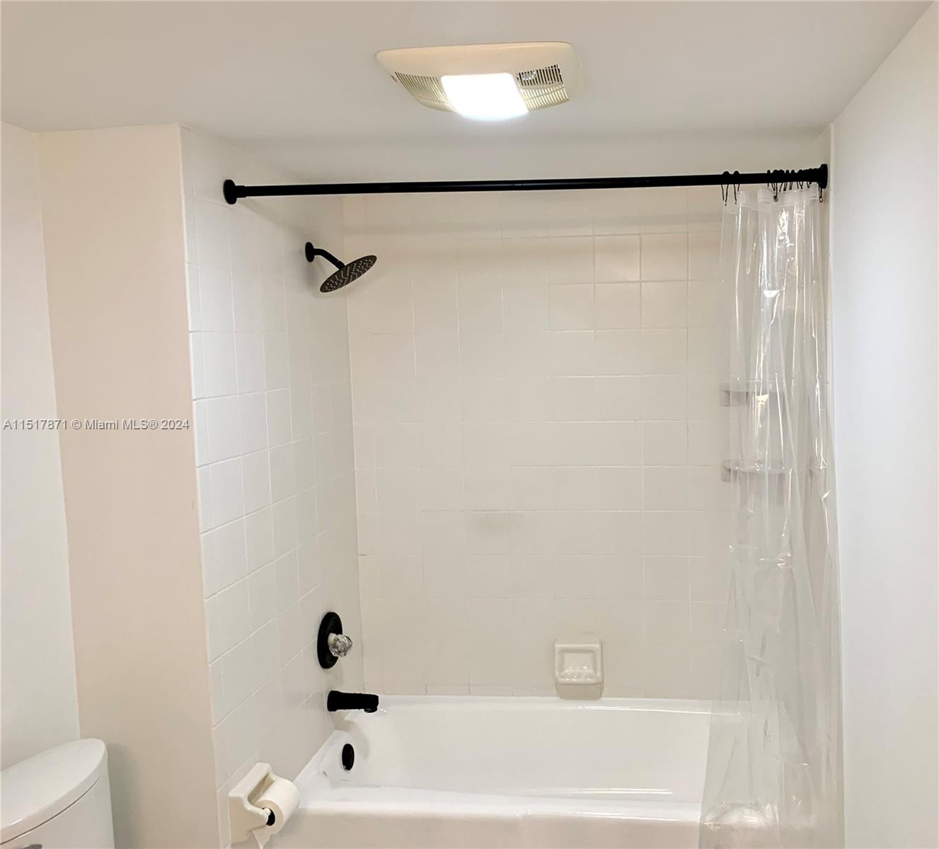 Laundry inside a closet in the second bedroom