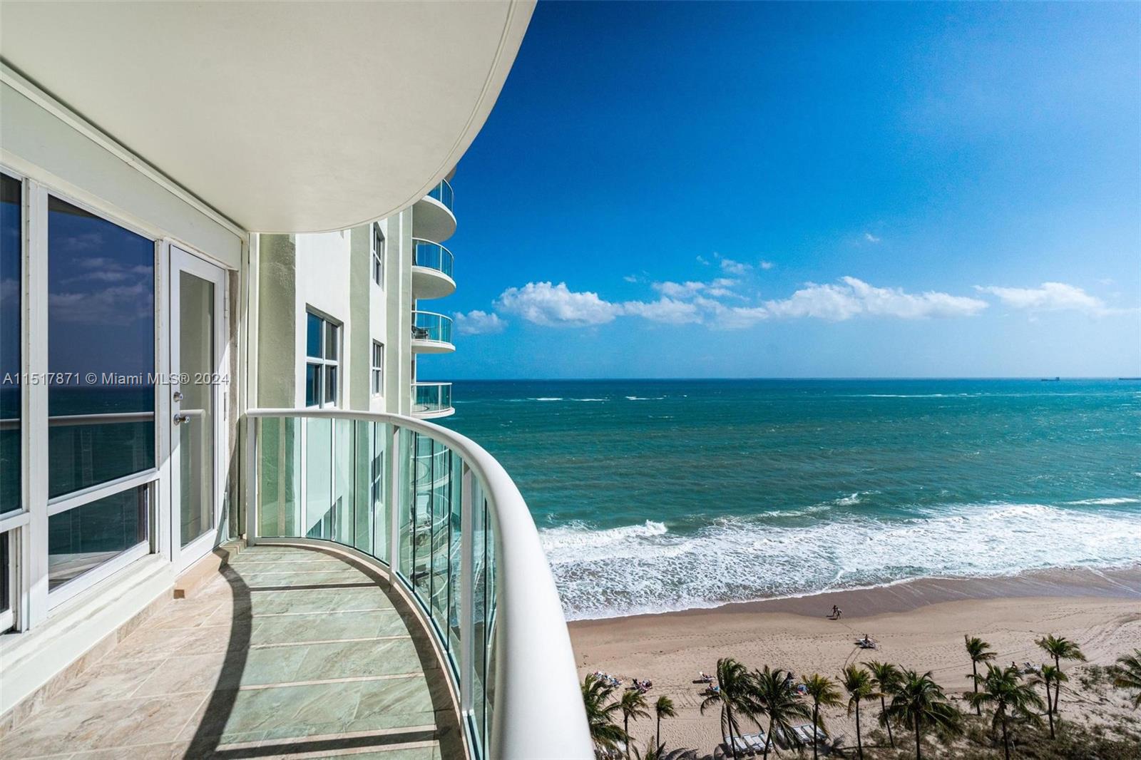 Ocean View from Balcony