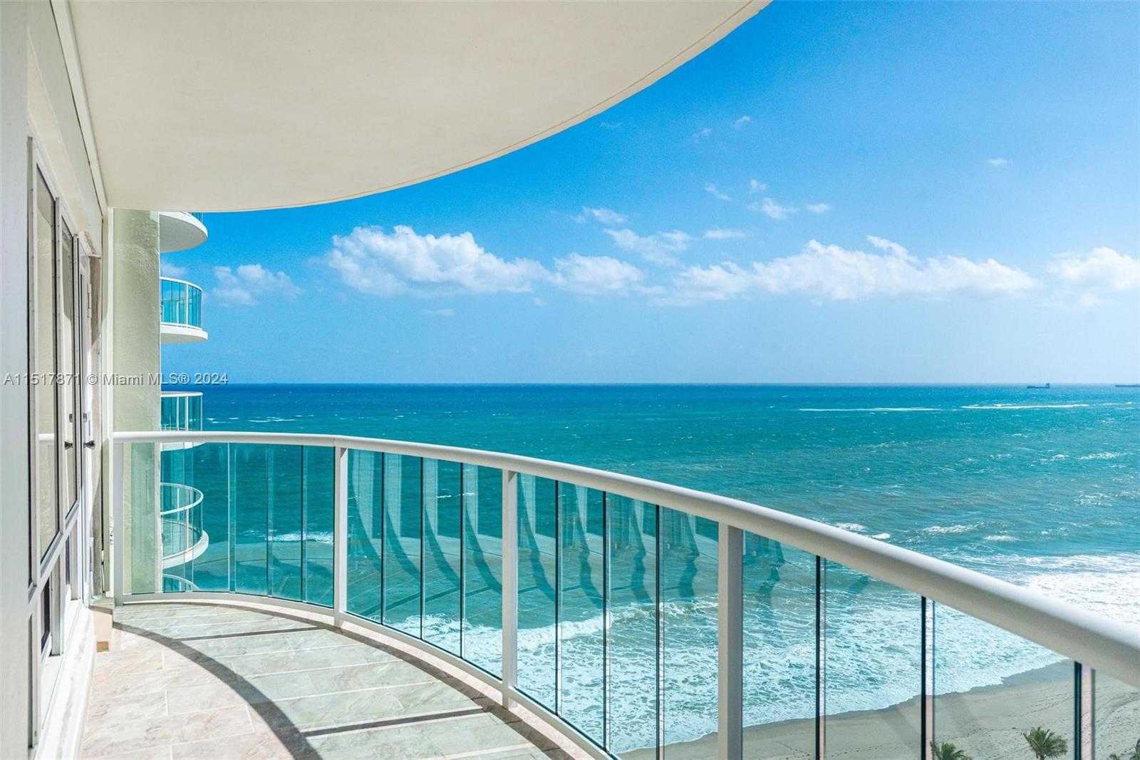 Ocean View from Balcony