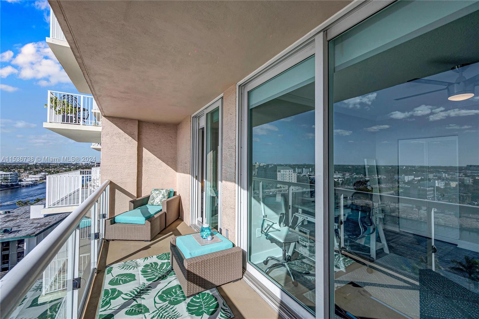 Balcony access from 2nd bedroom