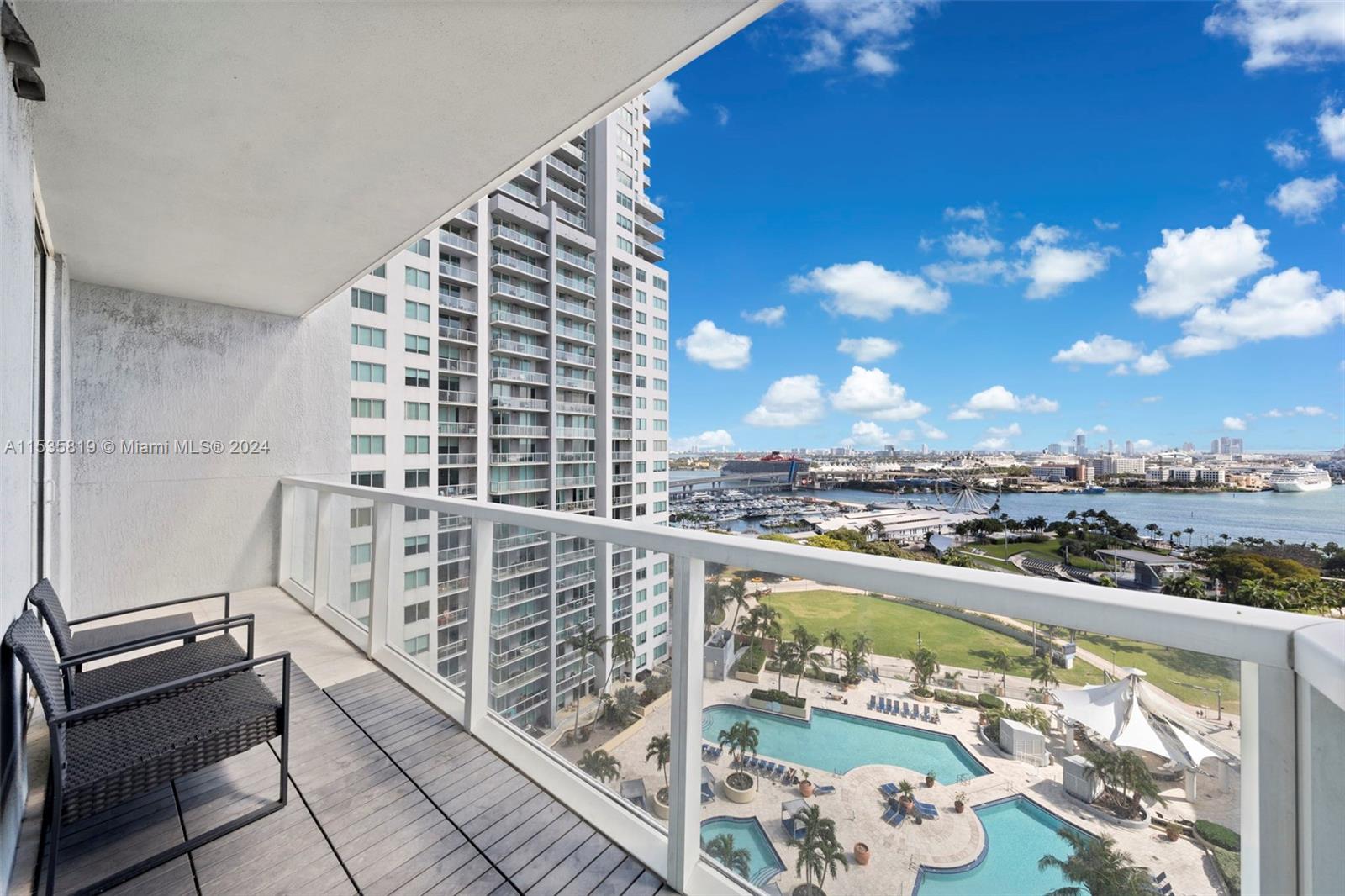 253 NE 2nd St 1907, Miami, Florida 33132, 1 Bedroom Bedrooms, ,1 BathroomBathrooms,Residentiallease,For Rent,253 NE 2nd St 1907,A11535819