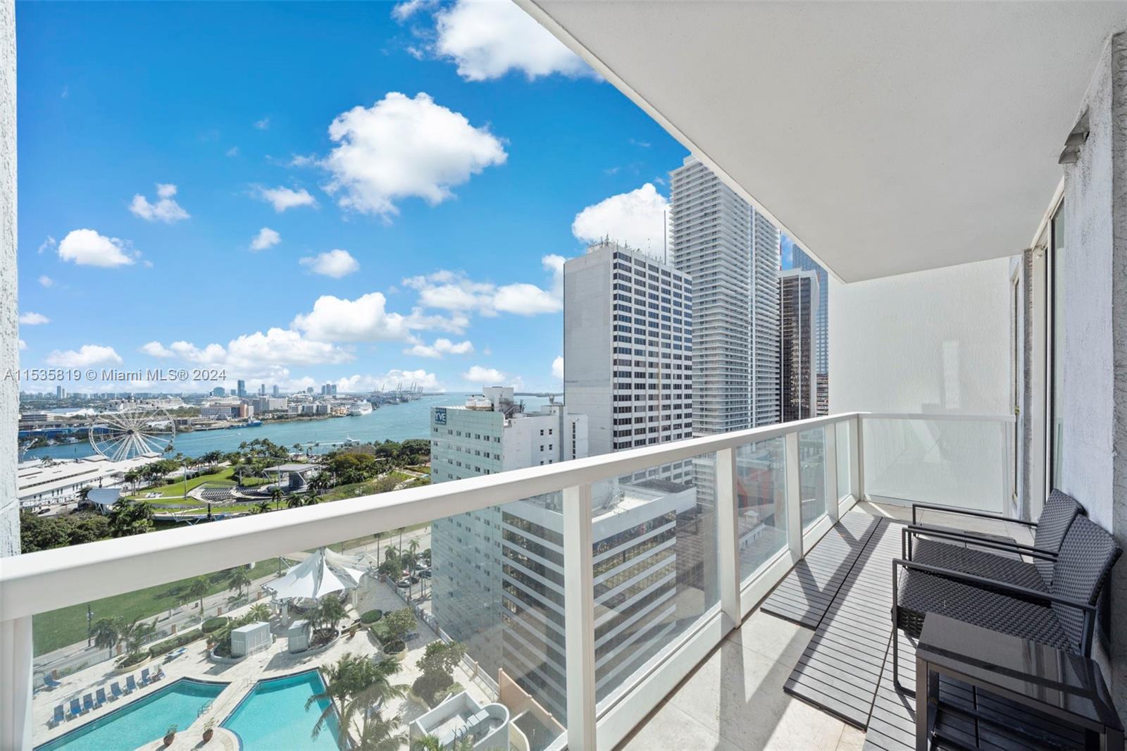 253 NE 2nd St 1907, Miami, Florida 33132, 1 Bedroom Bedrooms, ,1 BathroomBathrooms,Residentiallease,For Rent,253 NE 2nd St 1907,A11535819