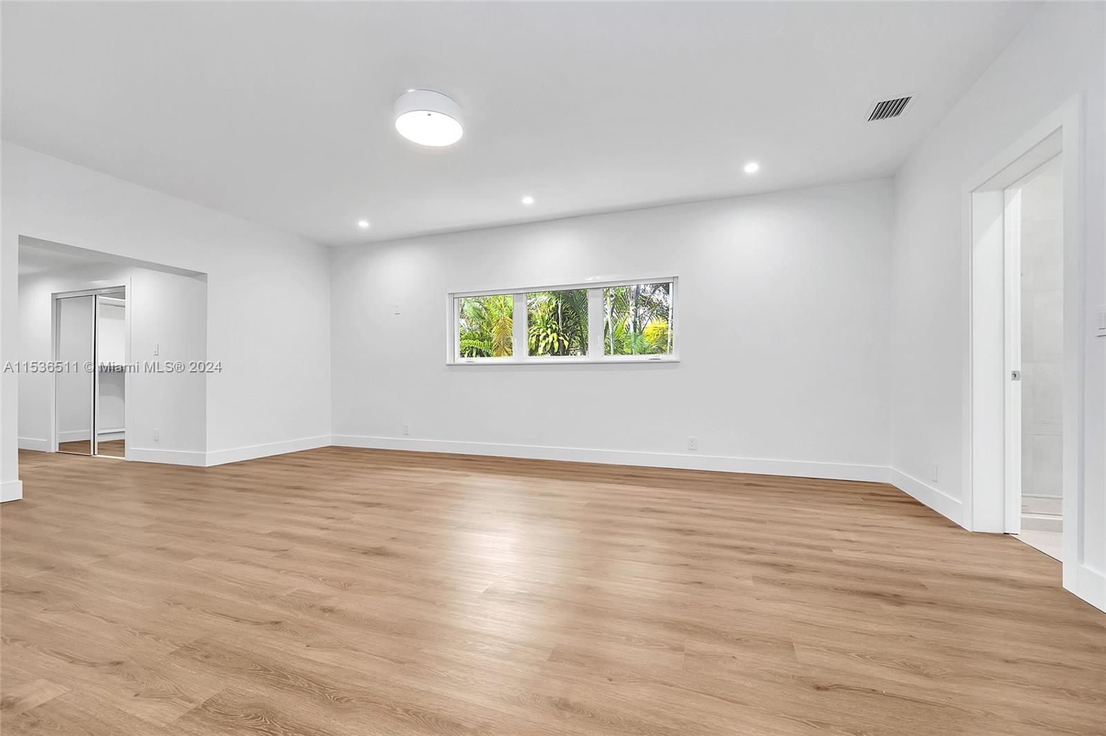 Two generous sized walk in closets.