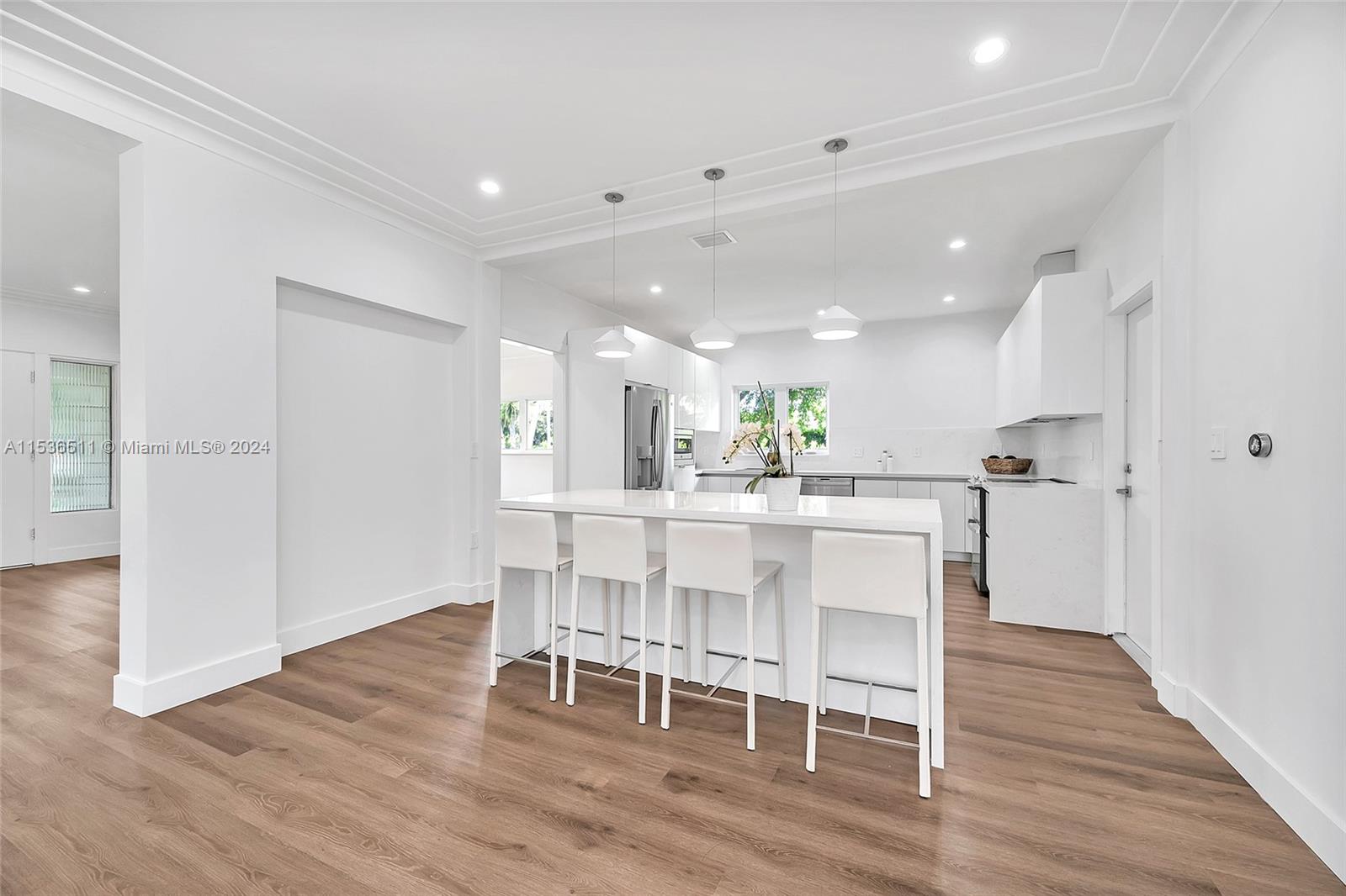 Brand new high quality stainless steel appliances.