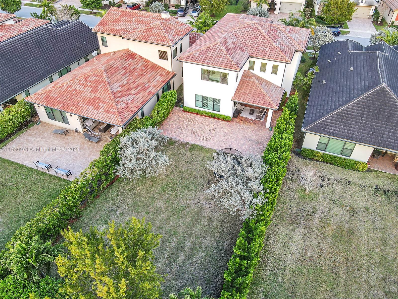 Aerial View Backyard