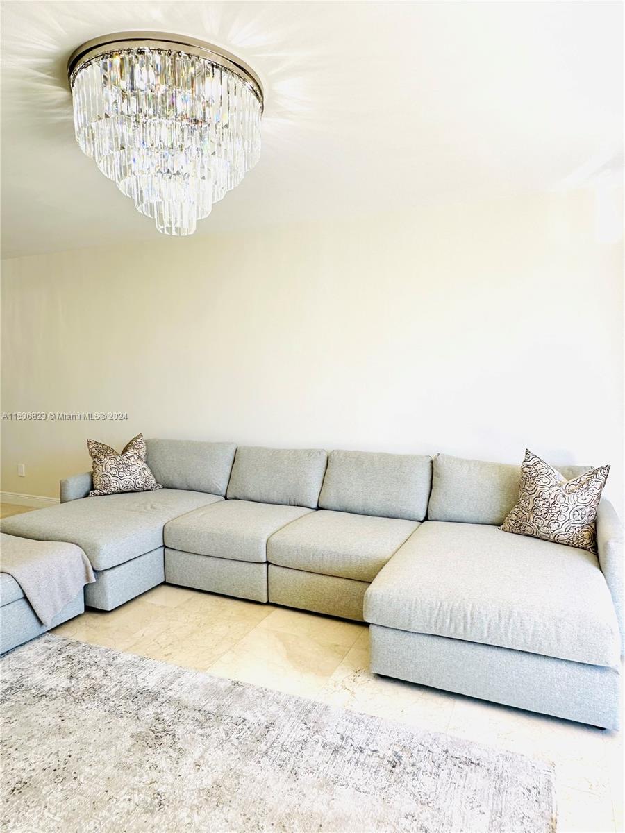 A modern Italian TV stand is expected to be delivered by March 1st